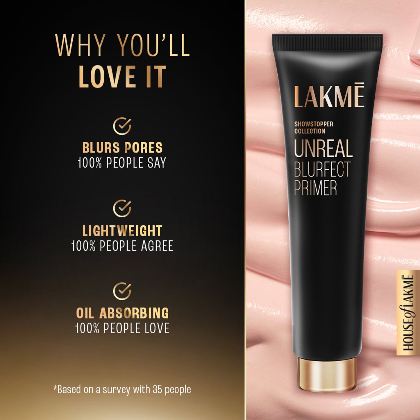 Lakme Unreal Blur Perfect Face Primer - Blur Perfect Primer