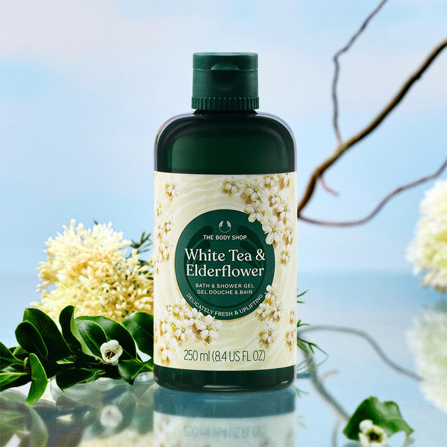 The Body Shop White Tea & Elderflower Shower Gel