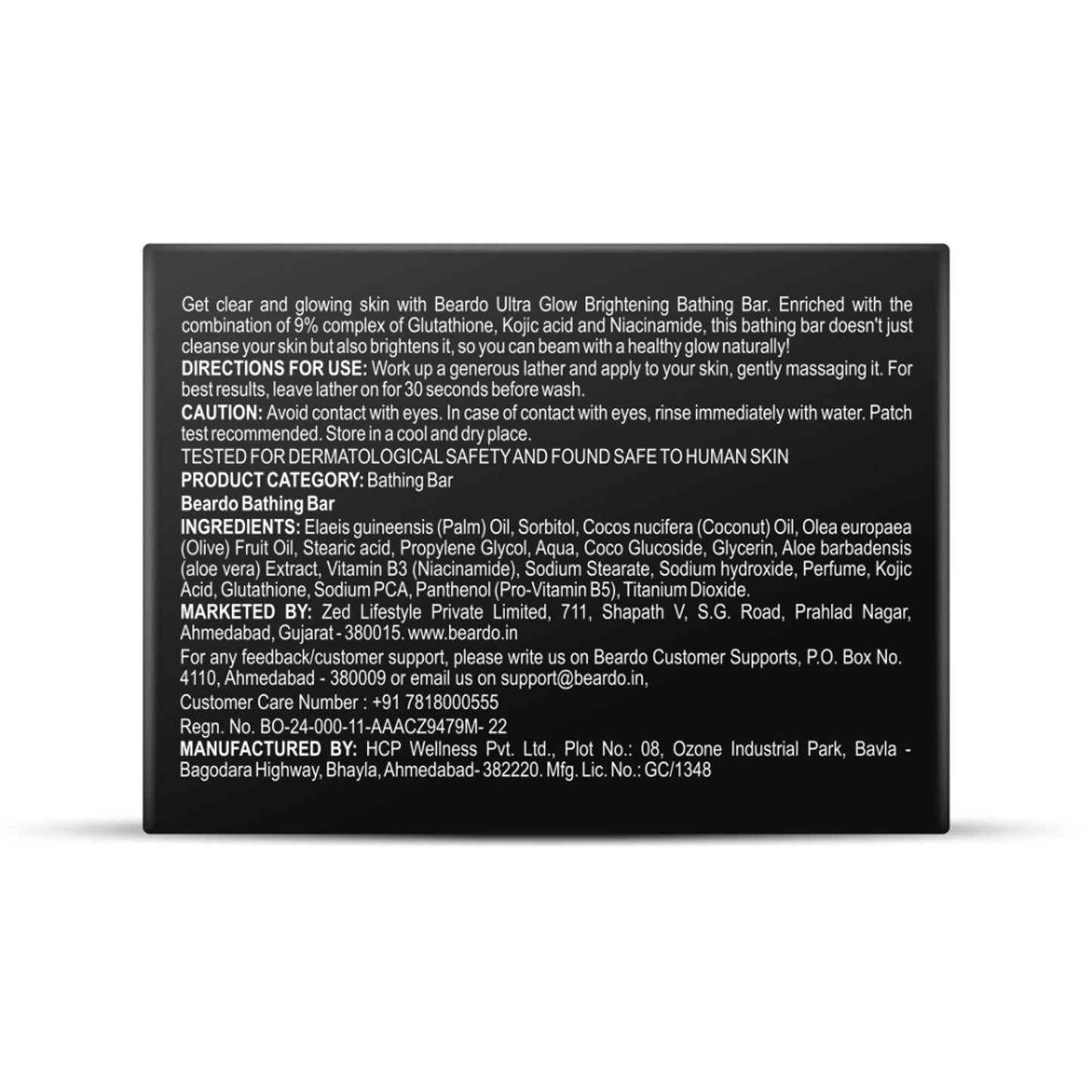 Beardo Ultraglow Brightening Bathing Bar