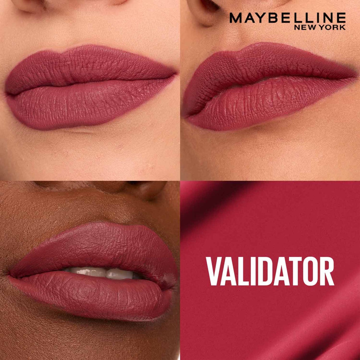 Maybelline New York Super Stay Matte Ink Liquid Lipstick, Lasts Up to 16 Hours - 15 Lover - Validator