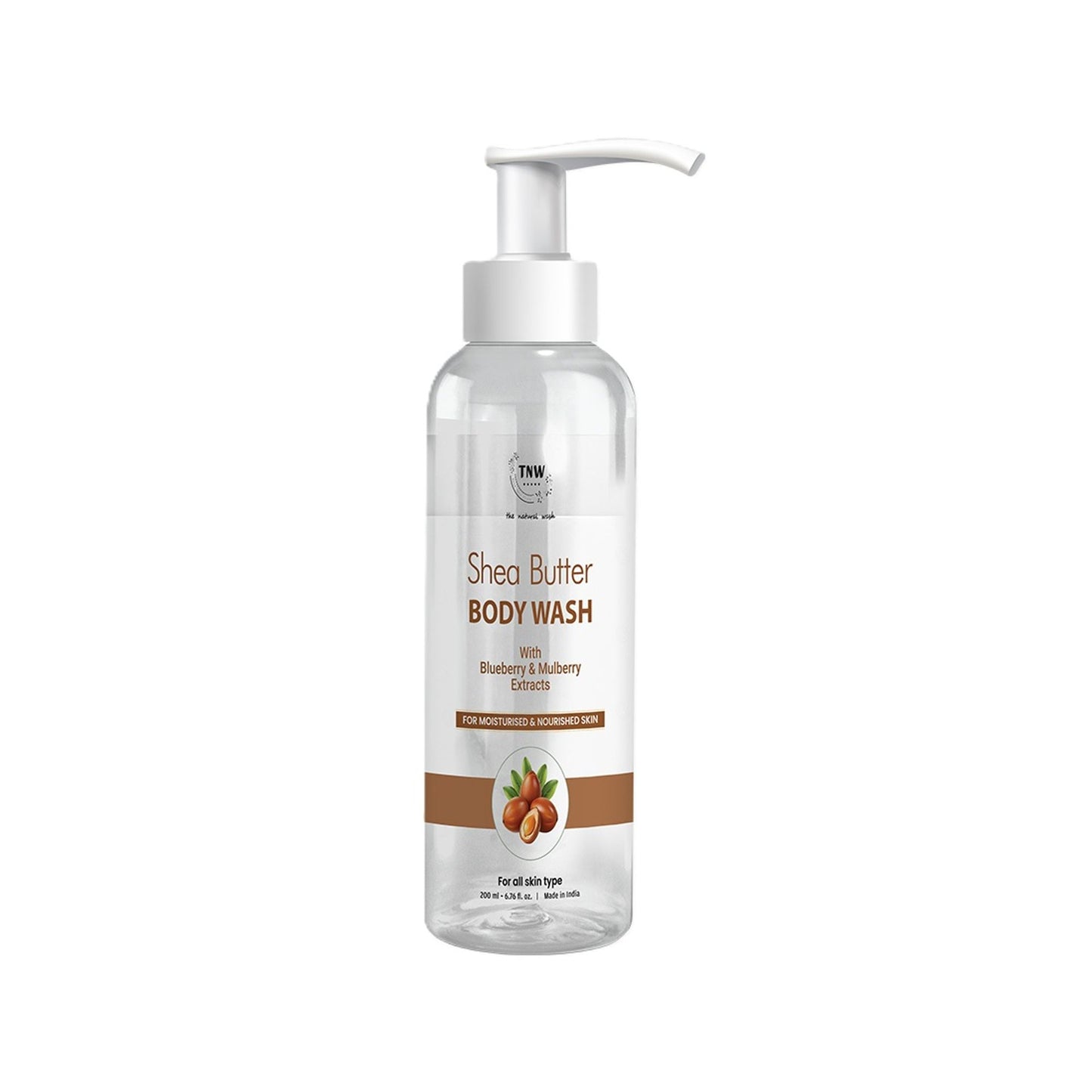 TNW The Natural Wash Shea Butter Body Wash With Shea Aloe & Apricot