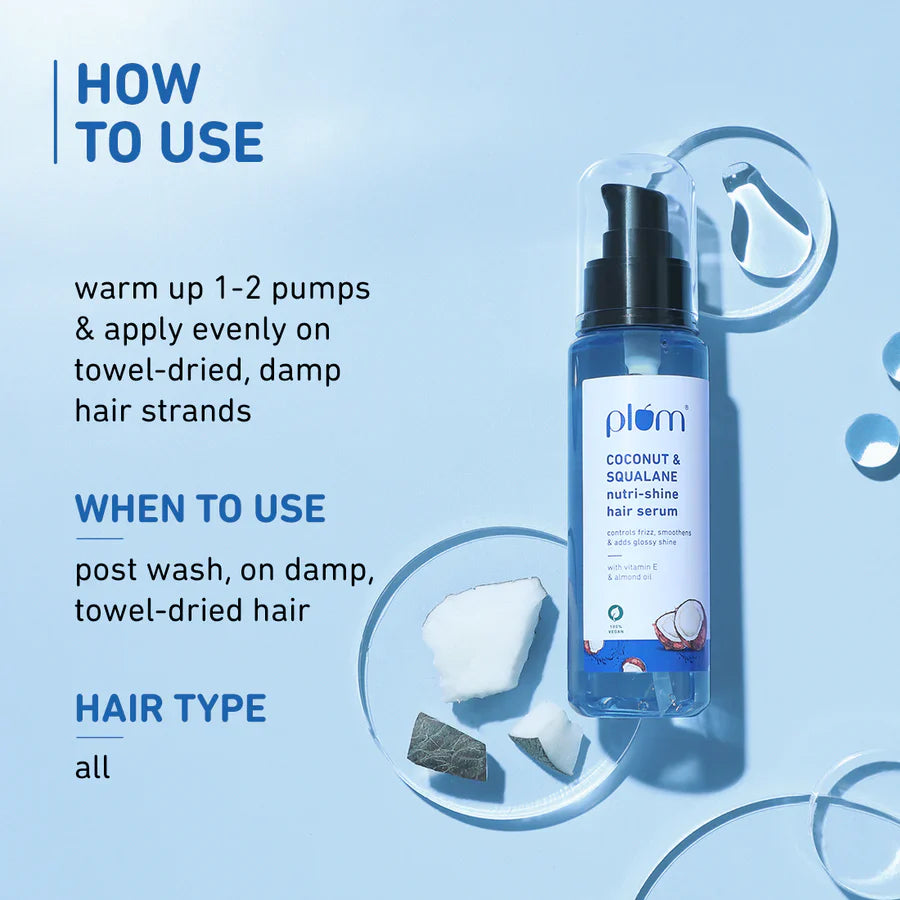 Plum Goodness Coconut & Peptides Soft Hair Routine 4 step combo