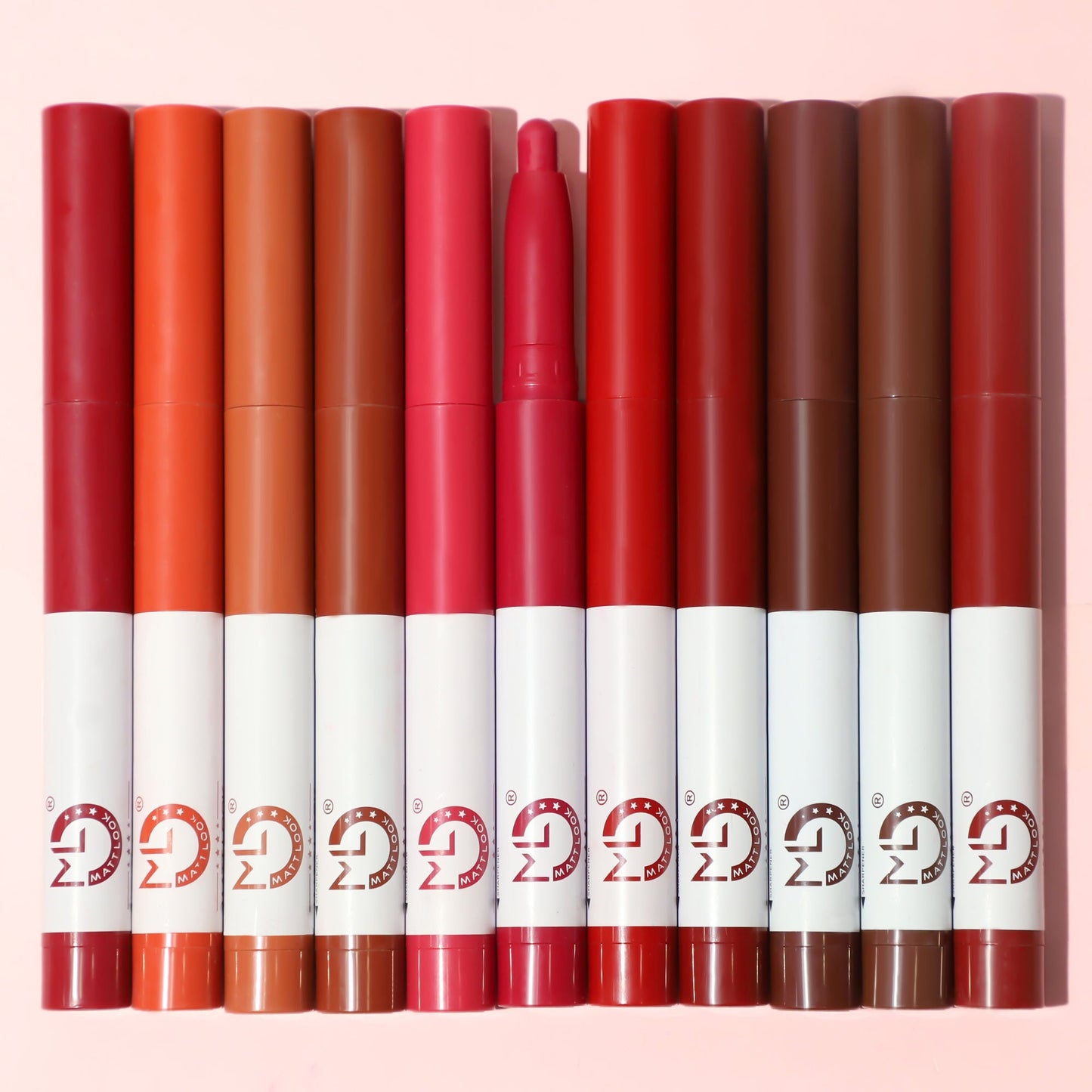 Matt Look Power Last Lip Stain Crayon Lipstick - Touch Wood