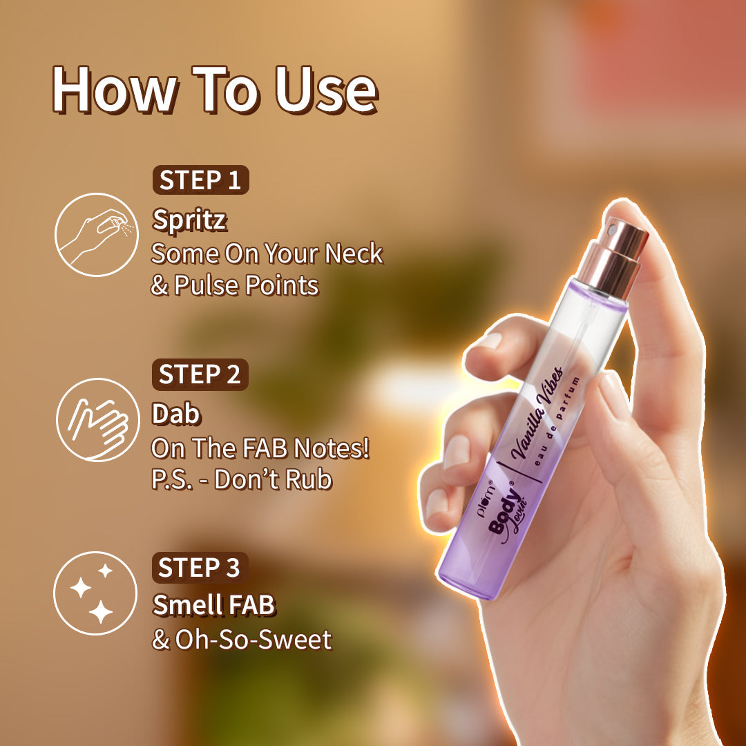 Plum Goodness Vanilla Duo Long Lasting Perfume Gift Set by BodyLovin'