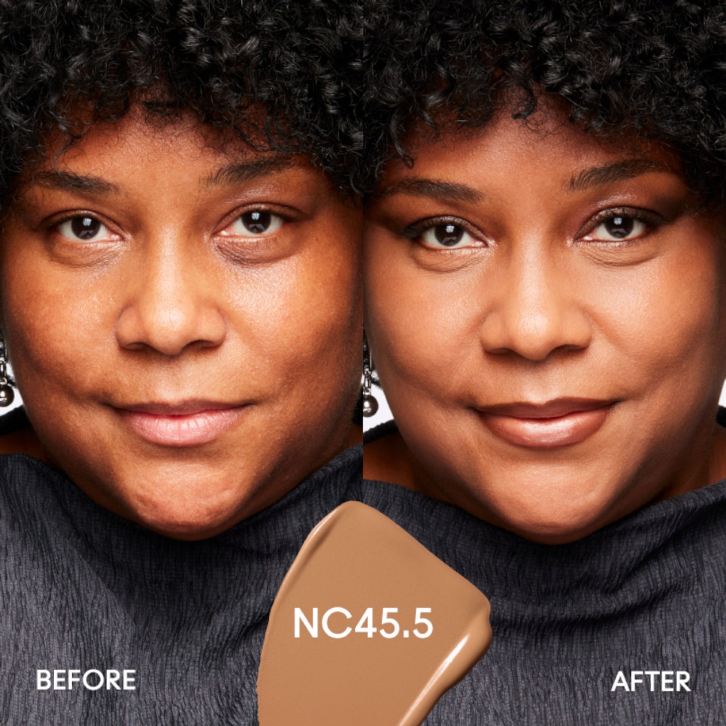 M.A.C Studio Fix Fluid SPF 15 Soft Matte Foundation With Hyaluronic Acid - NC 45.5