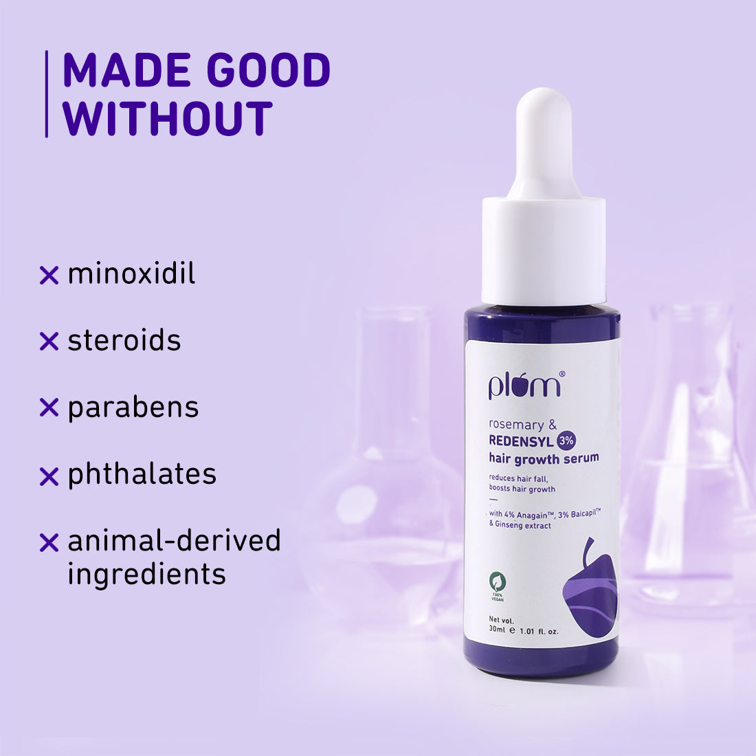 Plum Goodness Rosemary & 3% Redensyl Hair Growth Serum