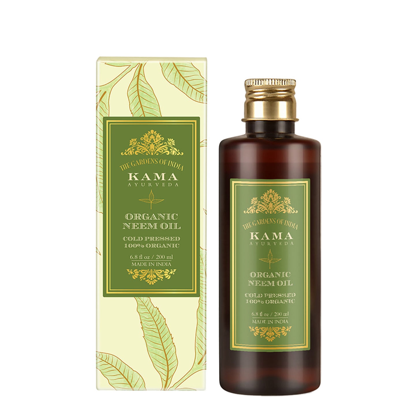 Kama Ayurveda Organic Cold Pressed Oil for Body & Hair with Neem