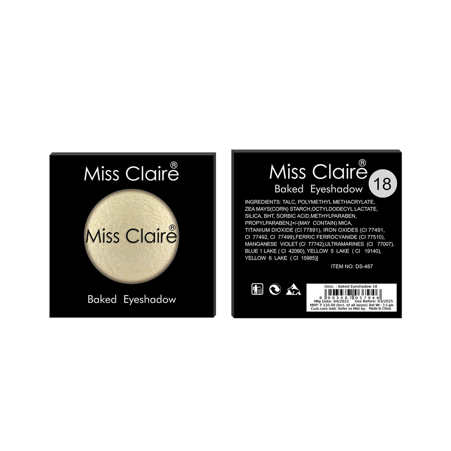 Miss Claire Baked Eyeshadow - 18