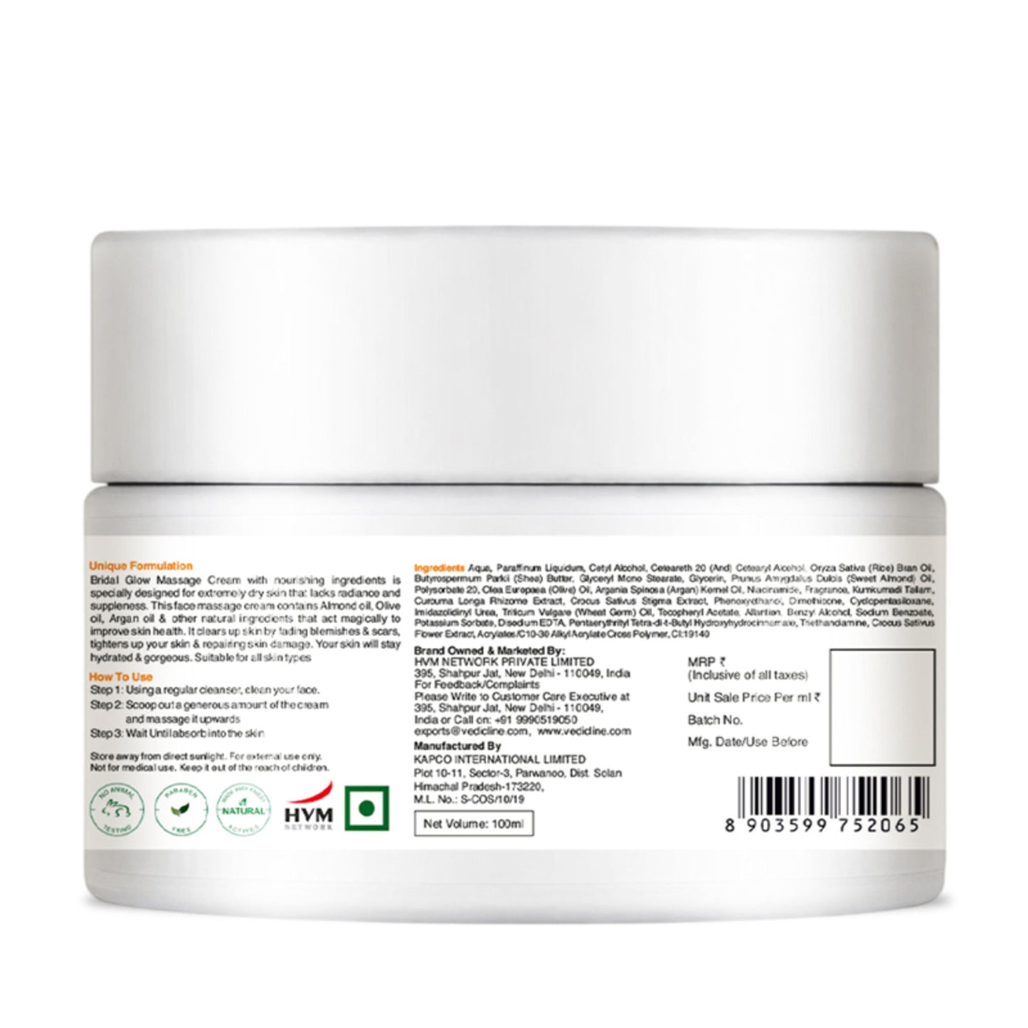 Vedic Line Kumkumadi Tailam Face Cream