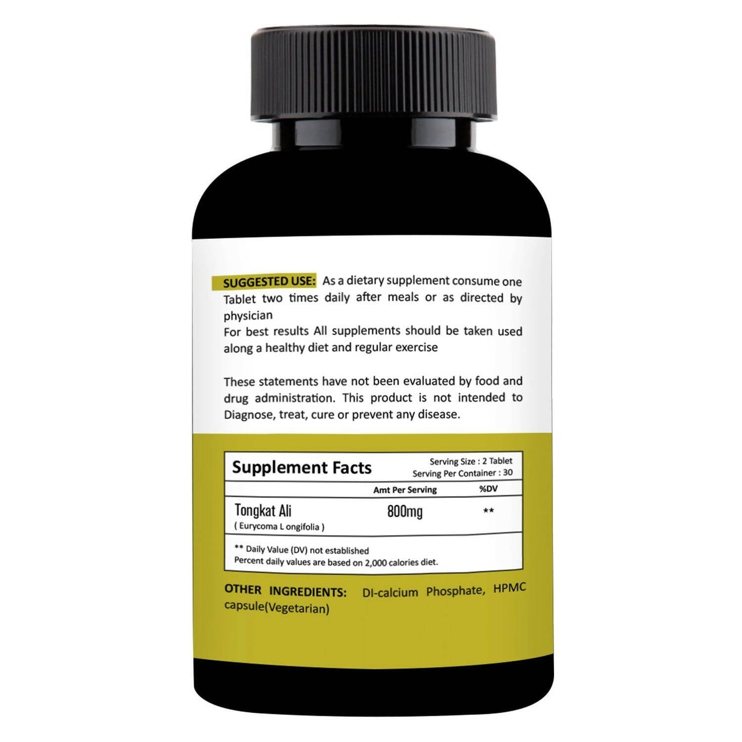 Nutracology Tongkat Ali Testosterone Booster For Stamina Energy and Endurance Tablets