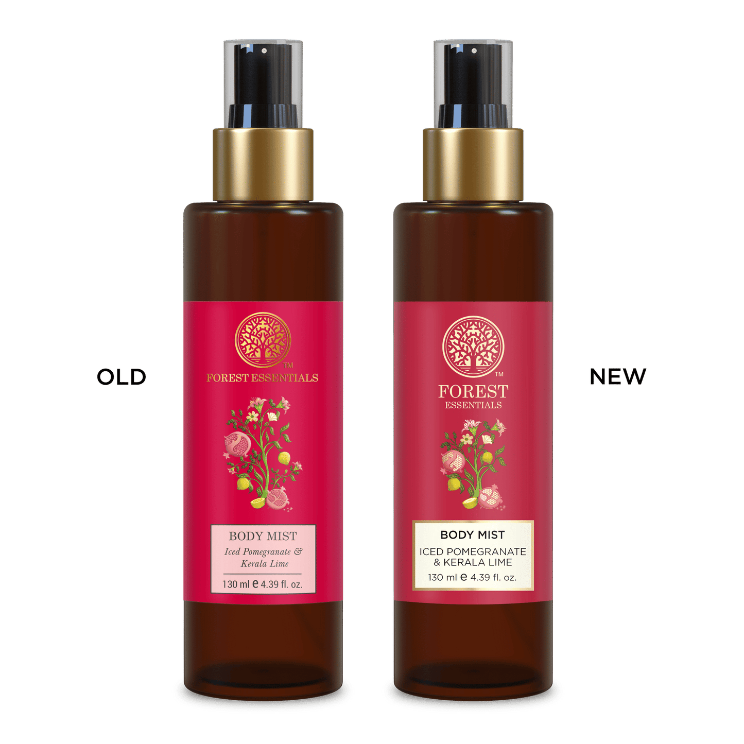 Forest Essentials Body Mist Iced Pomegranate & Kerala Lime (Body Spray)