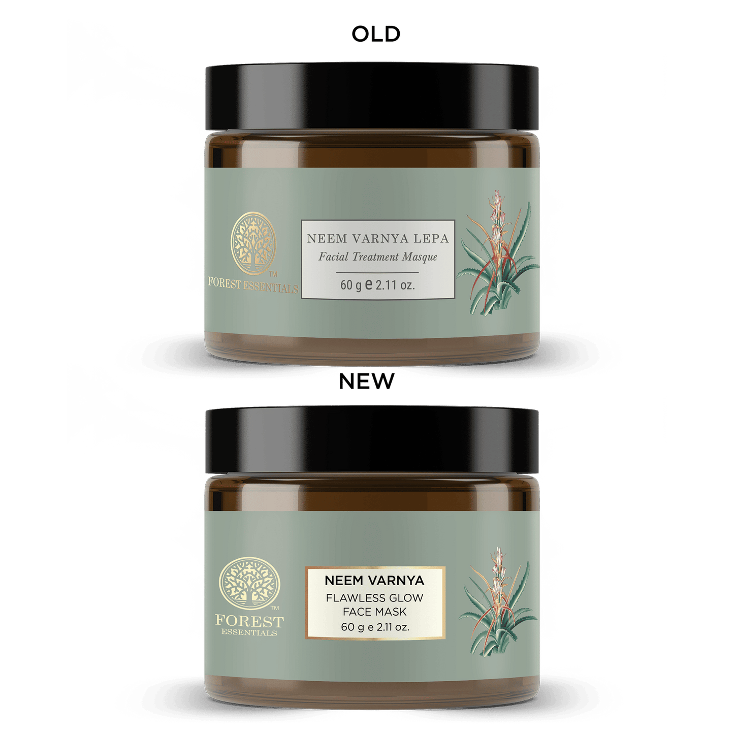 Forest Essentials Neem Varnya Lepa - Ayurvedic Facial Mask for Oily Skin - Face Pack For Acne