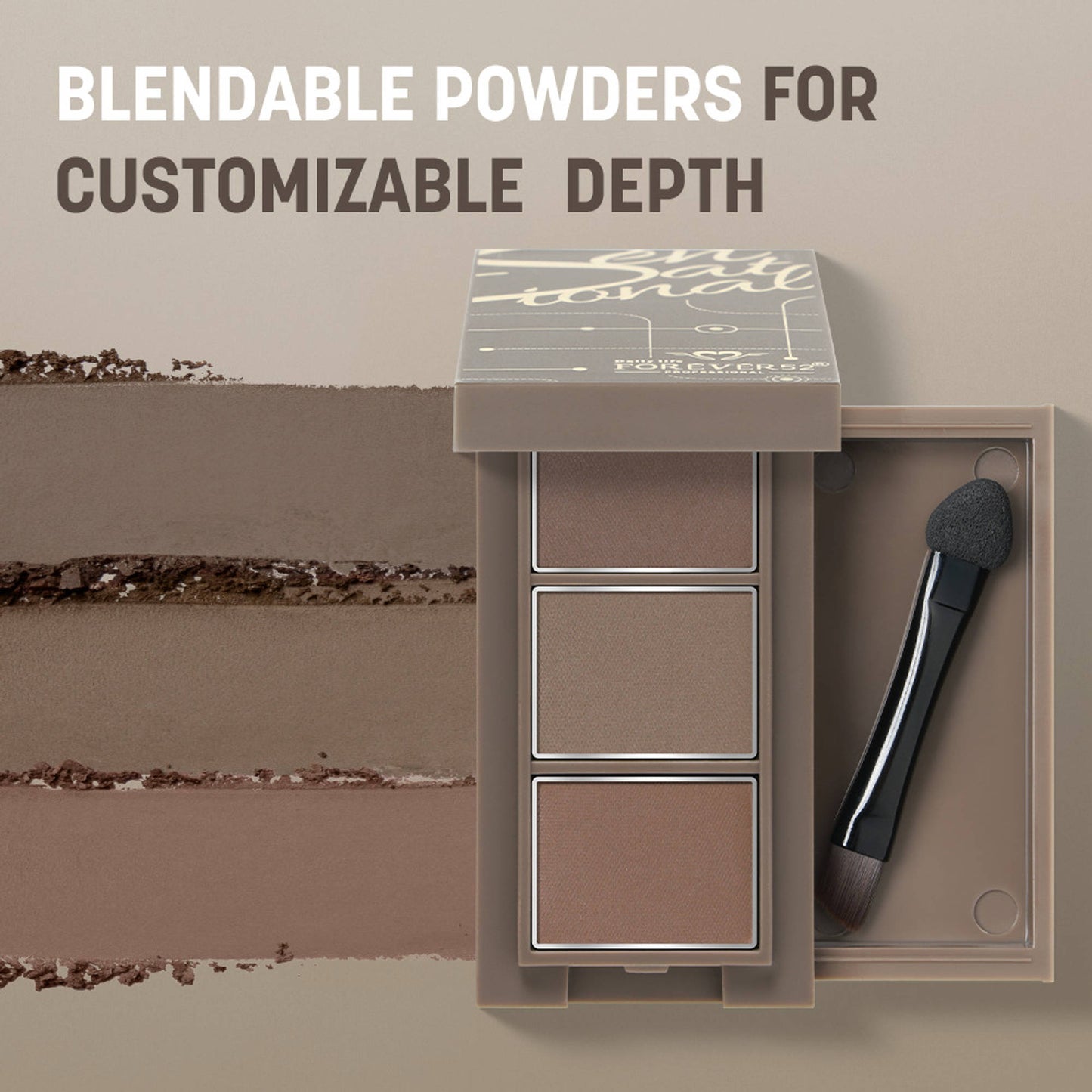 Daily Life Forever52 Sensational 3 Color Eyebrow Kit