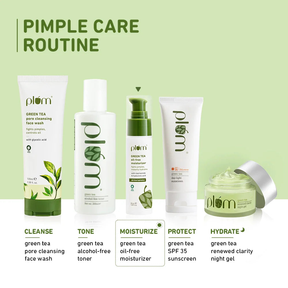 Plum Goodness Green Tea Oil-Free Moisturizer For Oily & Acne-Prone Skin