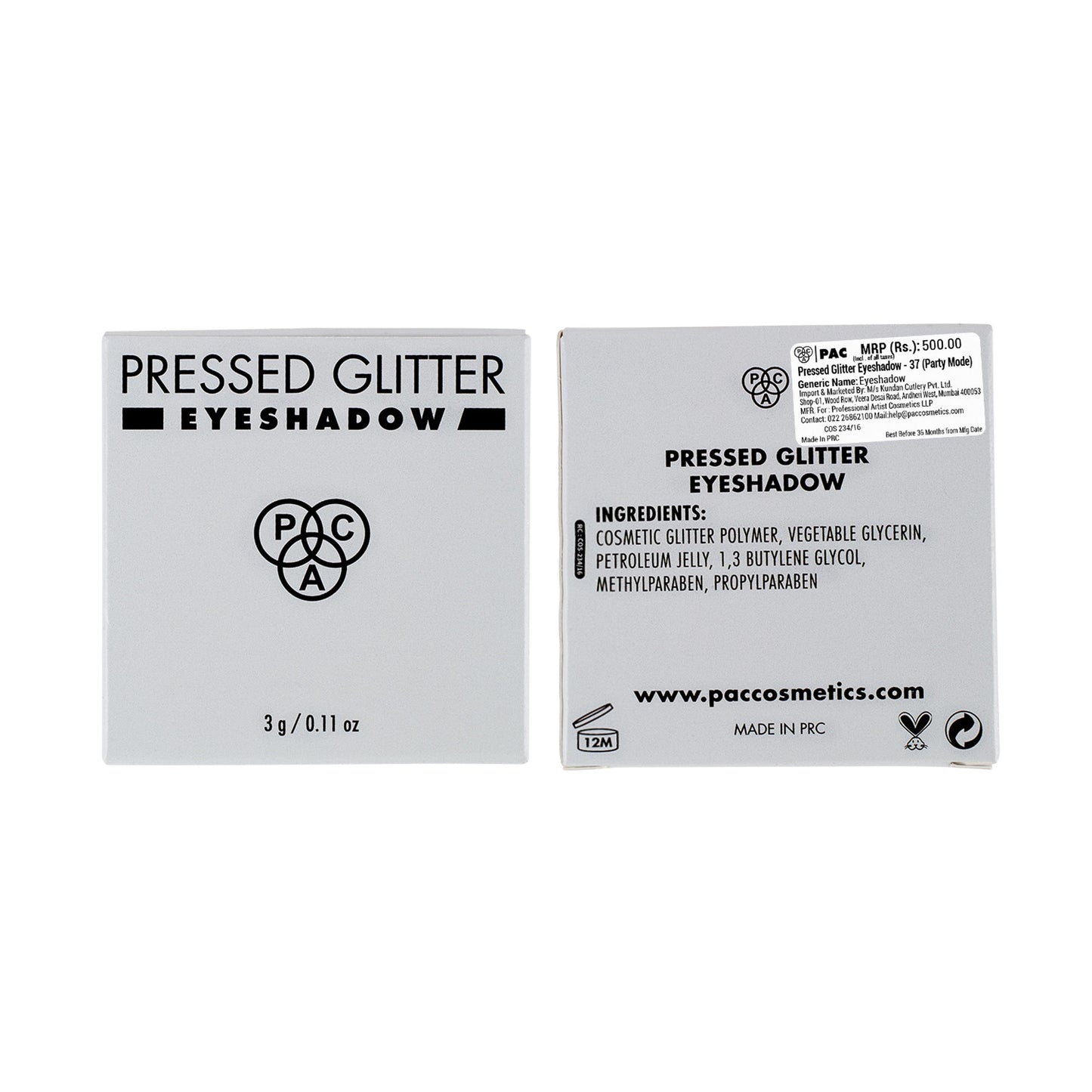 PAC Pressed Glitter Eyeshadow - 37 Party Mode