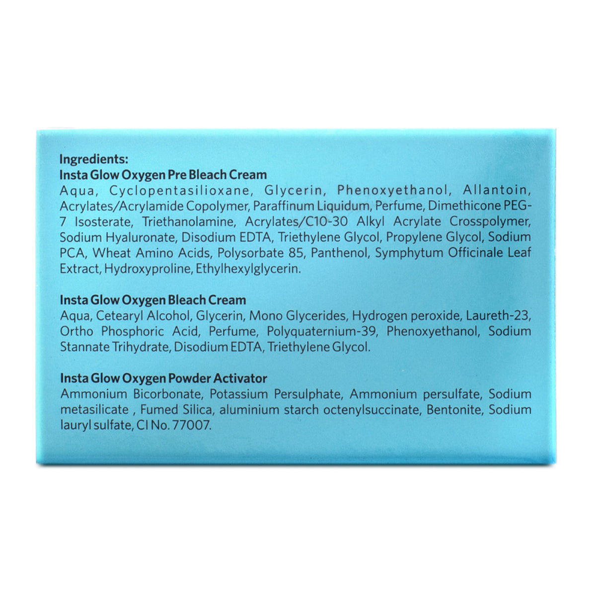 VLCC Insta Glow Oxygen Bleach