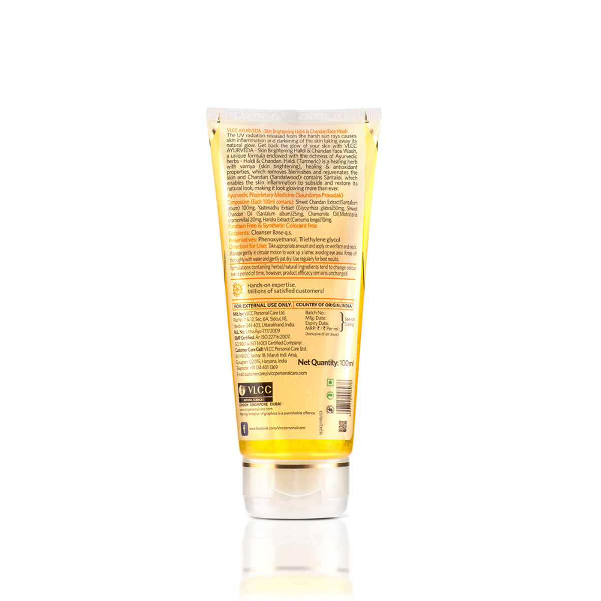 VLCC Ayurveda Skin Brightening Haldi & Chandan Face Wash
