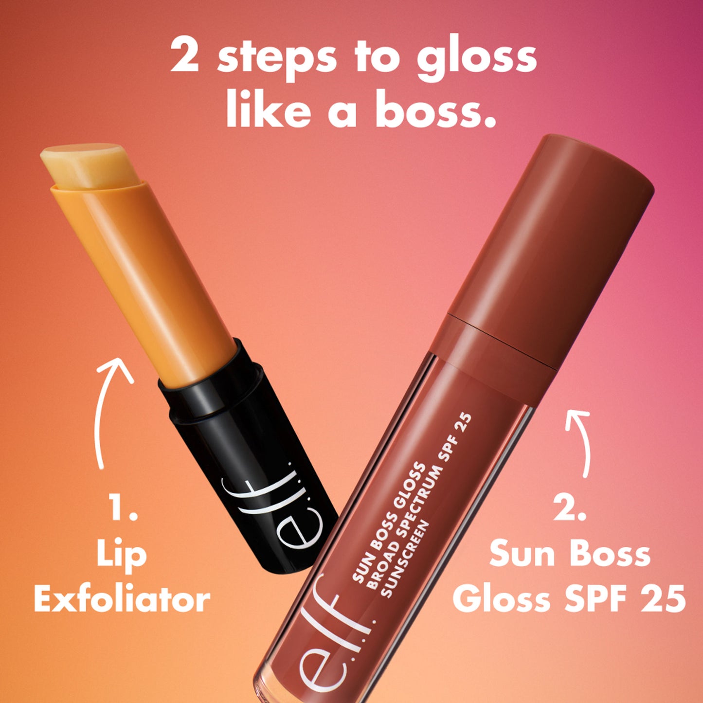 e.l.f. Cosmetics Sun Boss Gloss SPF 25 - Peachy Kween