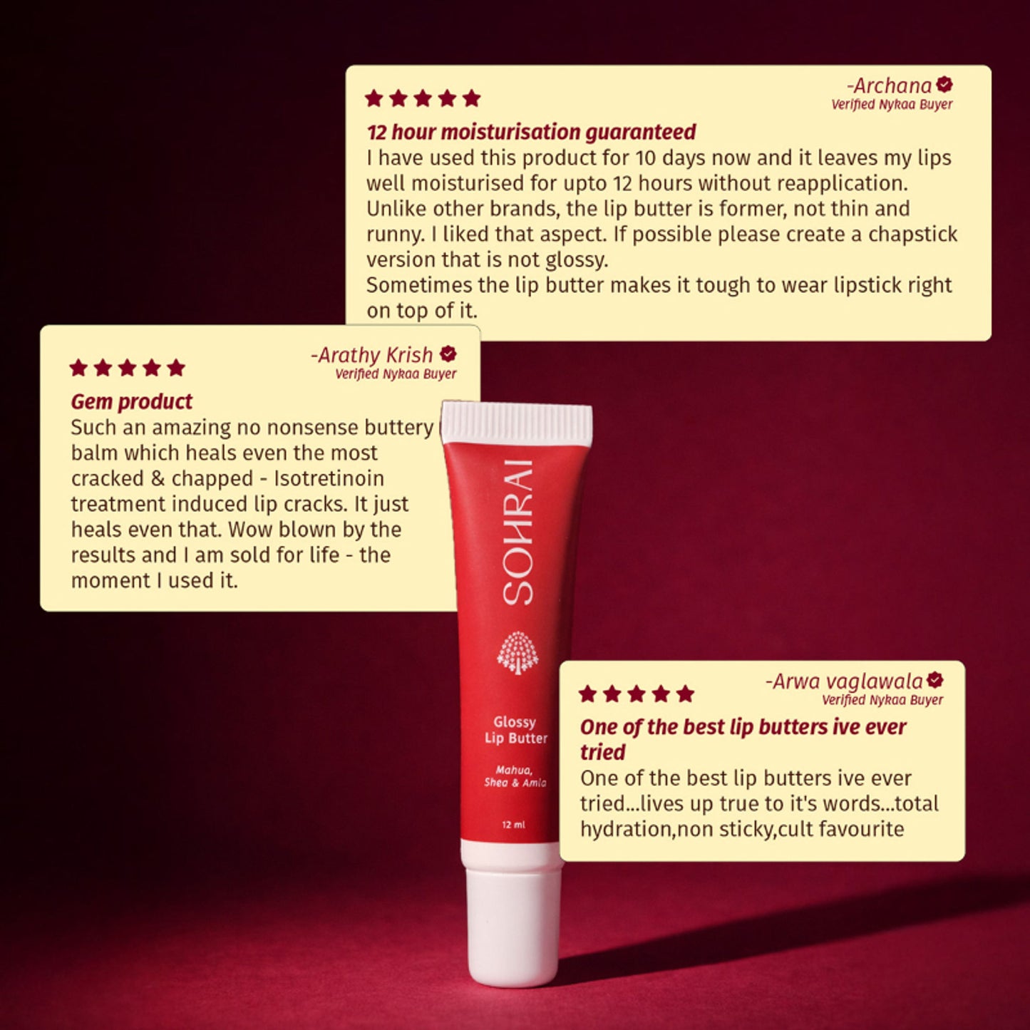 SOHRAI Glossy Lip Butter - Clear