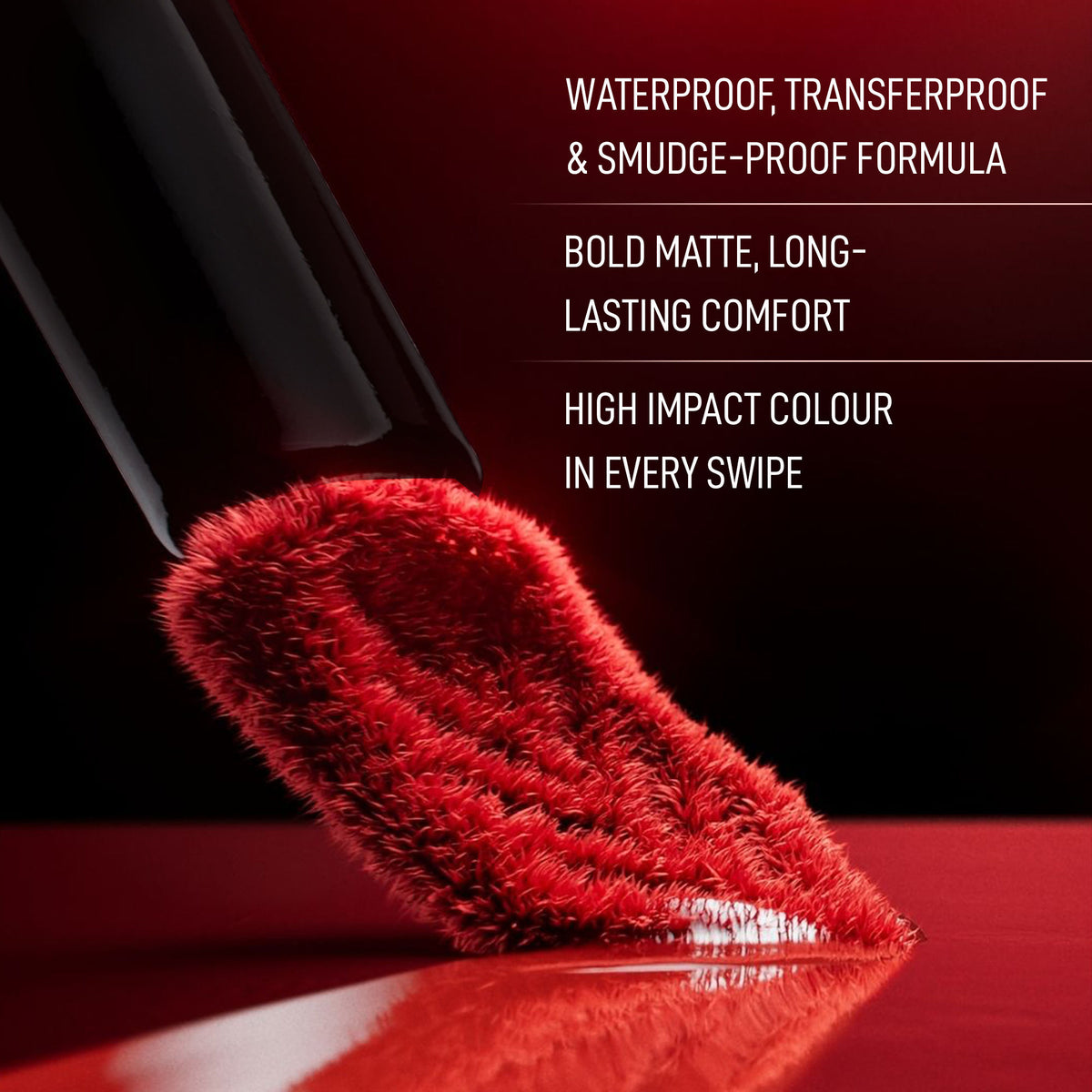 Renee Cosmetics Stay With Me Liquid Lipstick - Rage Of Red