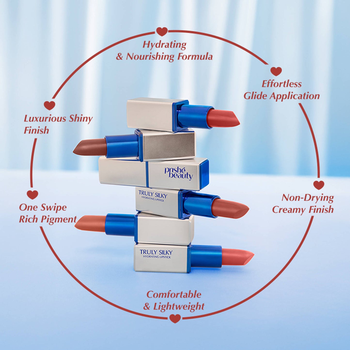 prishe beauty Truly Silky Hydrating Creme Lipstick - Sweet Talk