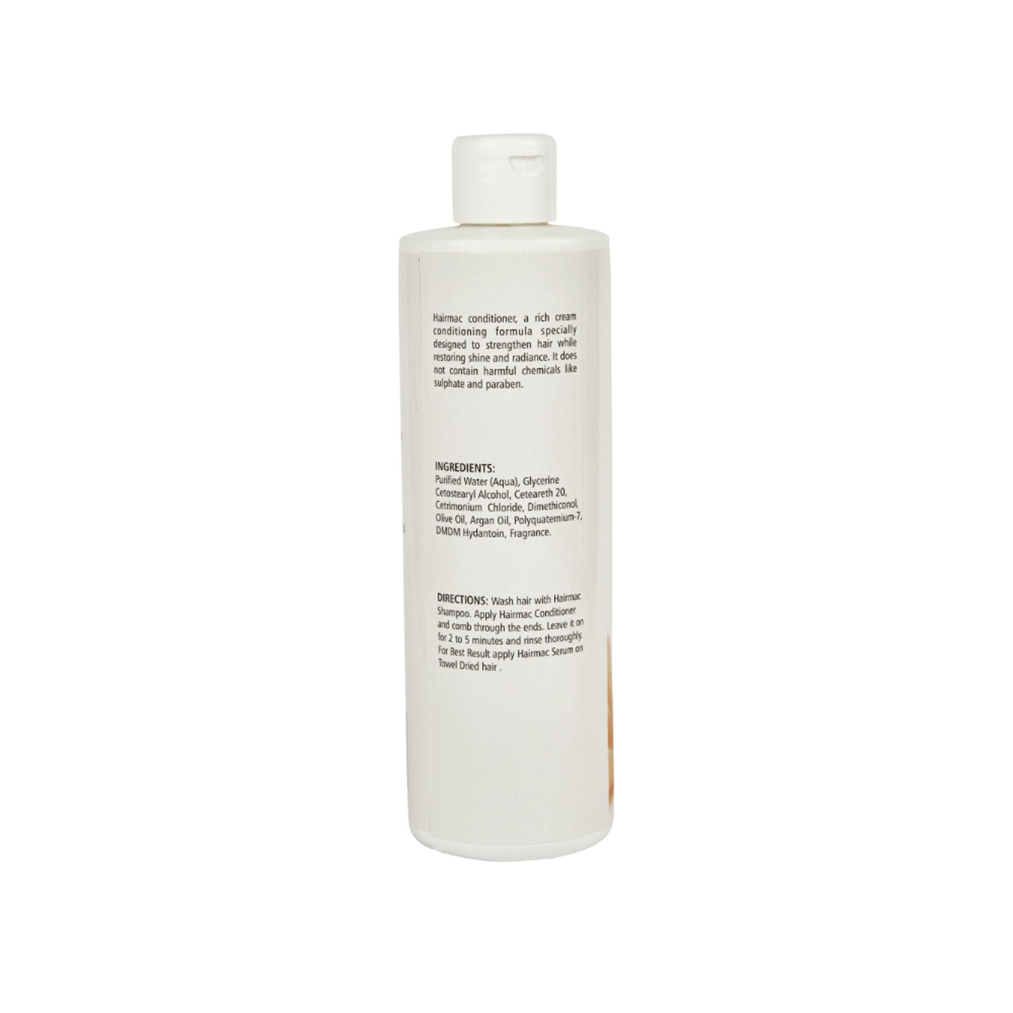 Hairmac Intense Nourishing Conditioner Paraben Free. Frizz control and Damage Repair