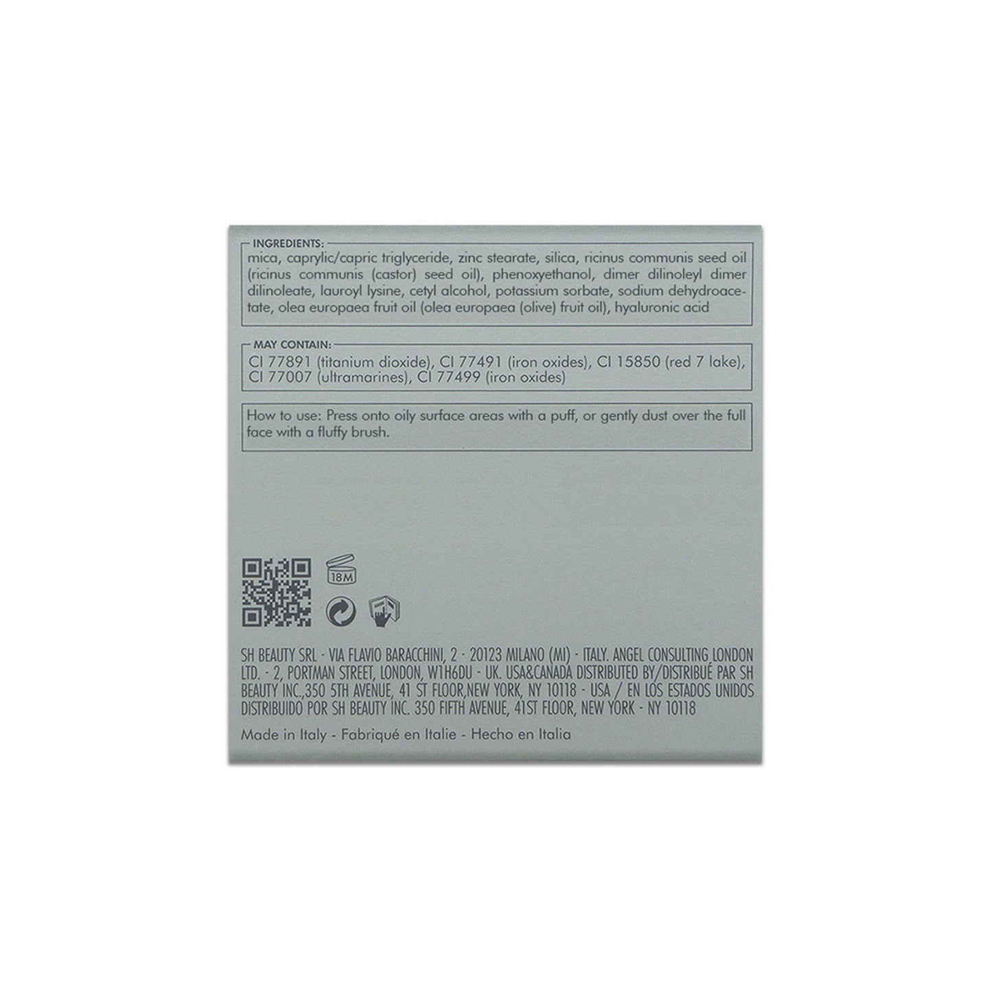 Simihaze Beauty Soft Blur Moisture-Lock Setting Powder Invisible