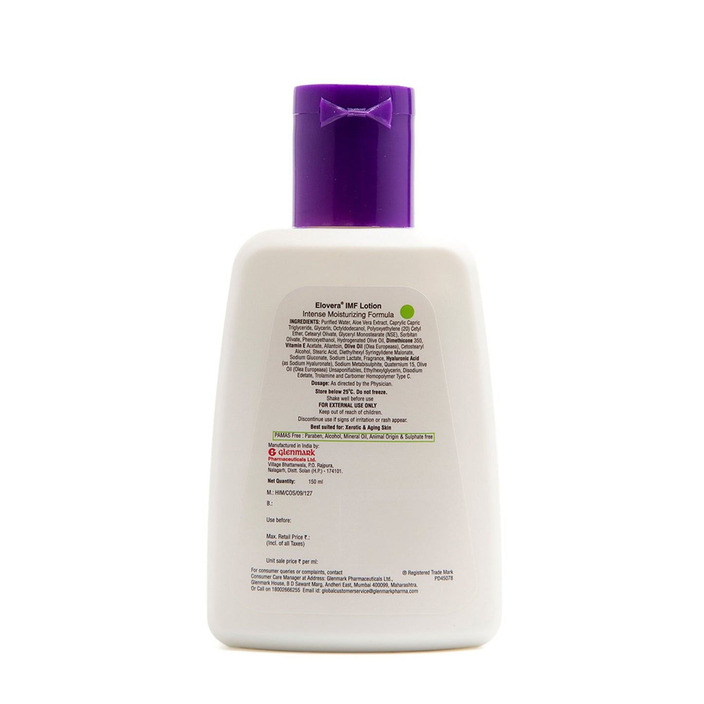 Elovera Intense Moisturizing Formula Lotion