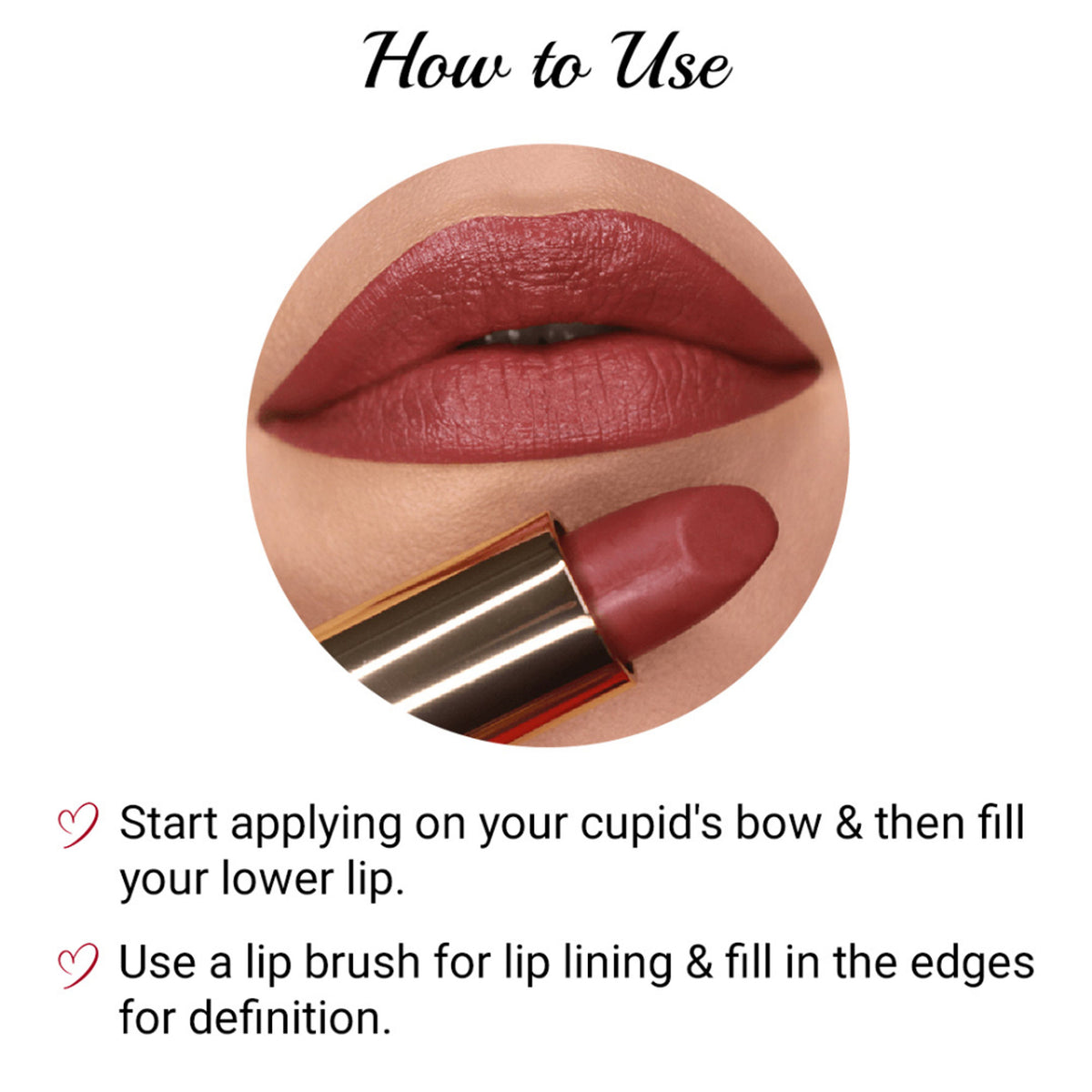Iba Pure Lips Long Stay Matte Lipstick in shade M15 Cinnamon Chai, displaying a warm, cinnamon-colored matte lipstick on a neutral background.
