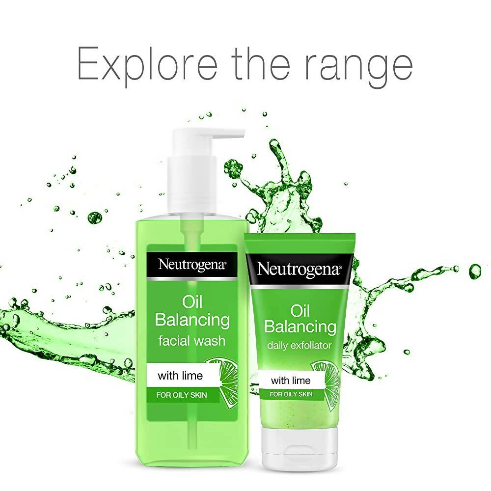 Neutrogena Oil Balancing Facial Wash with Pump - Indyancart