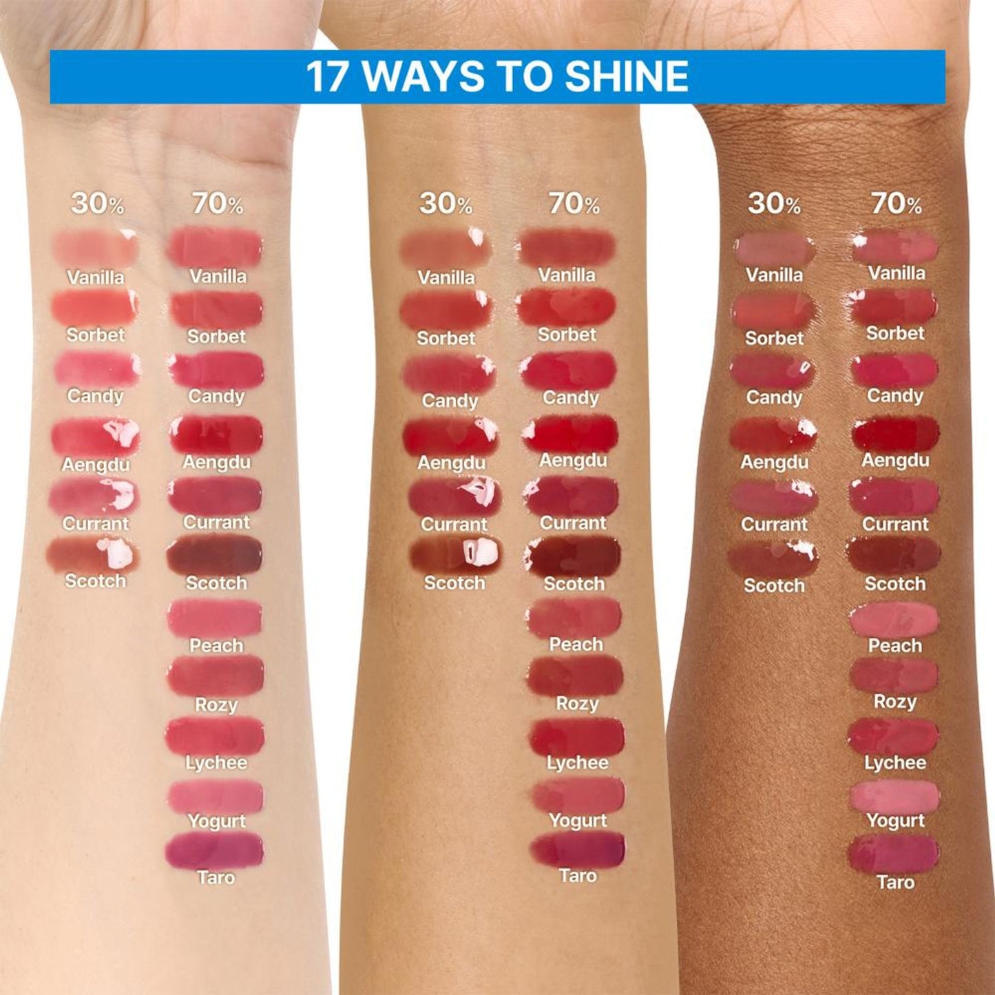 fwee 3D Voluming Gloss 30% Pigment - Vanilla 70