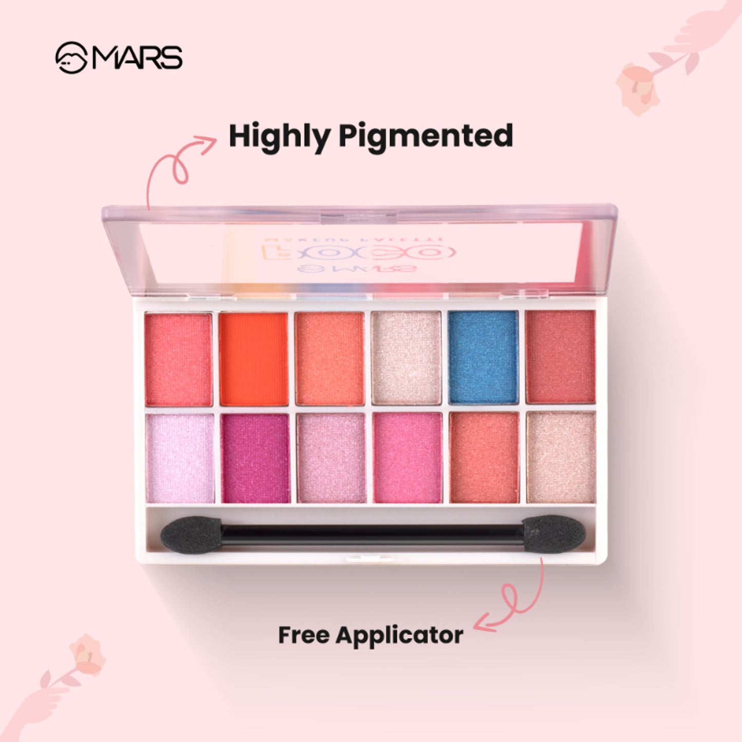 MARS Poco Face Makeup And Eyeshadow Palette - 01