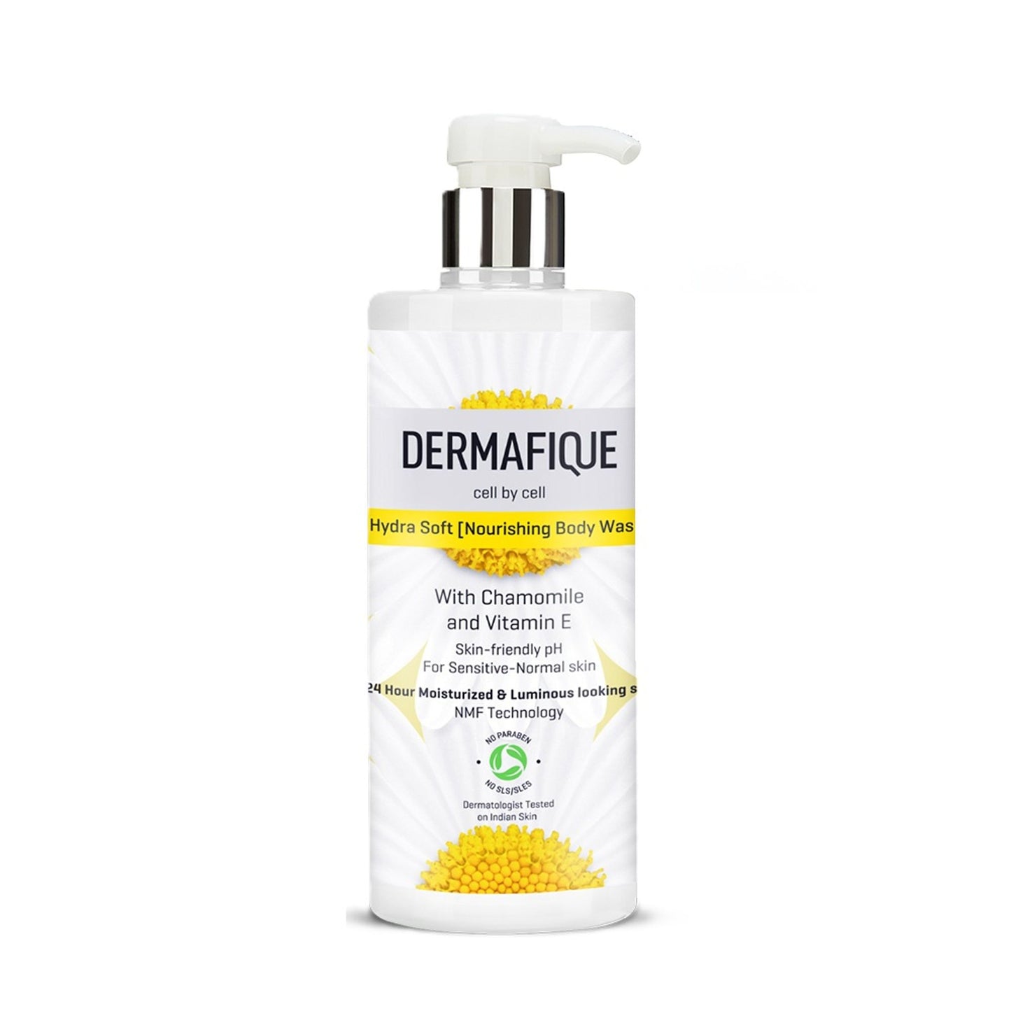 Dermafique Hydra Soft Nourishing Body Wash - 24hr Moisture, Hyaluronic Acid & NMF