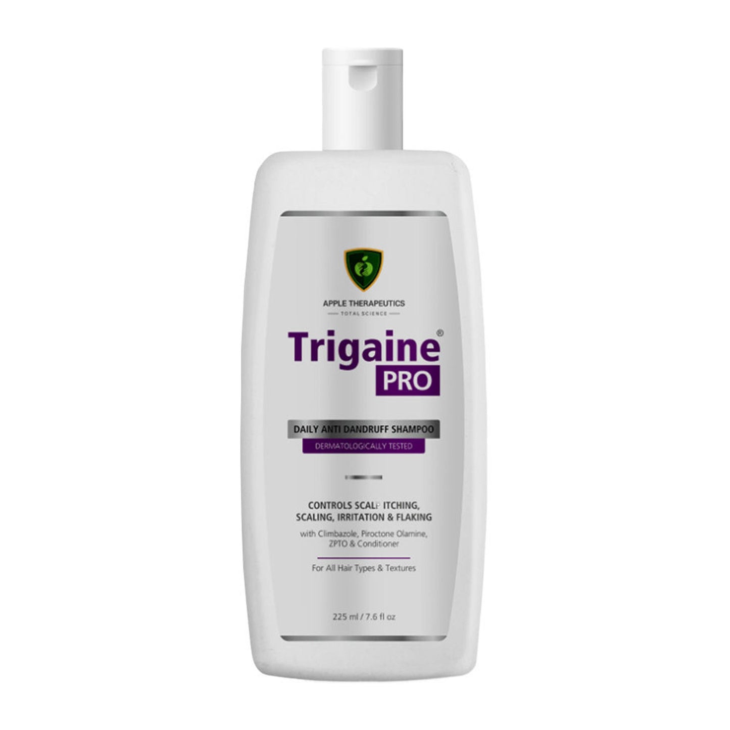 Trigaine Pro Daily Anti Dandruff Shampoo with Climbazole, Prioctone Olamine, ZPTO & Conditioner