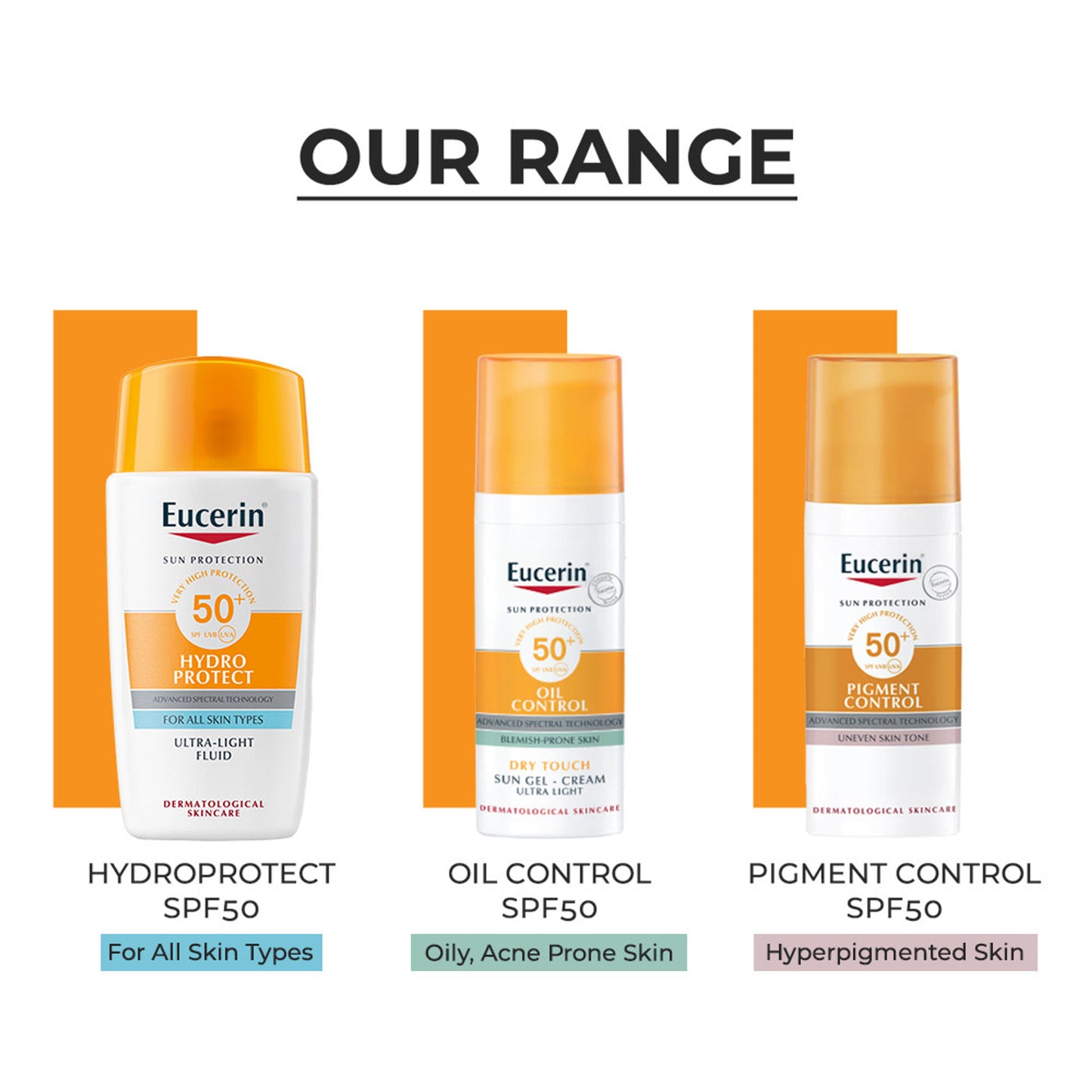 Eucerin Pigment Control Sunscreen Fluid SPF50+ Has Thiamidol Prevent & Reduce Darkspot Is Nonsticky