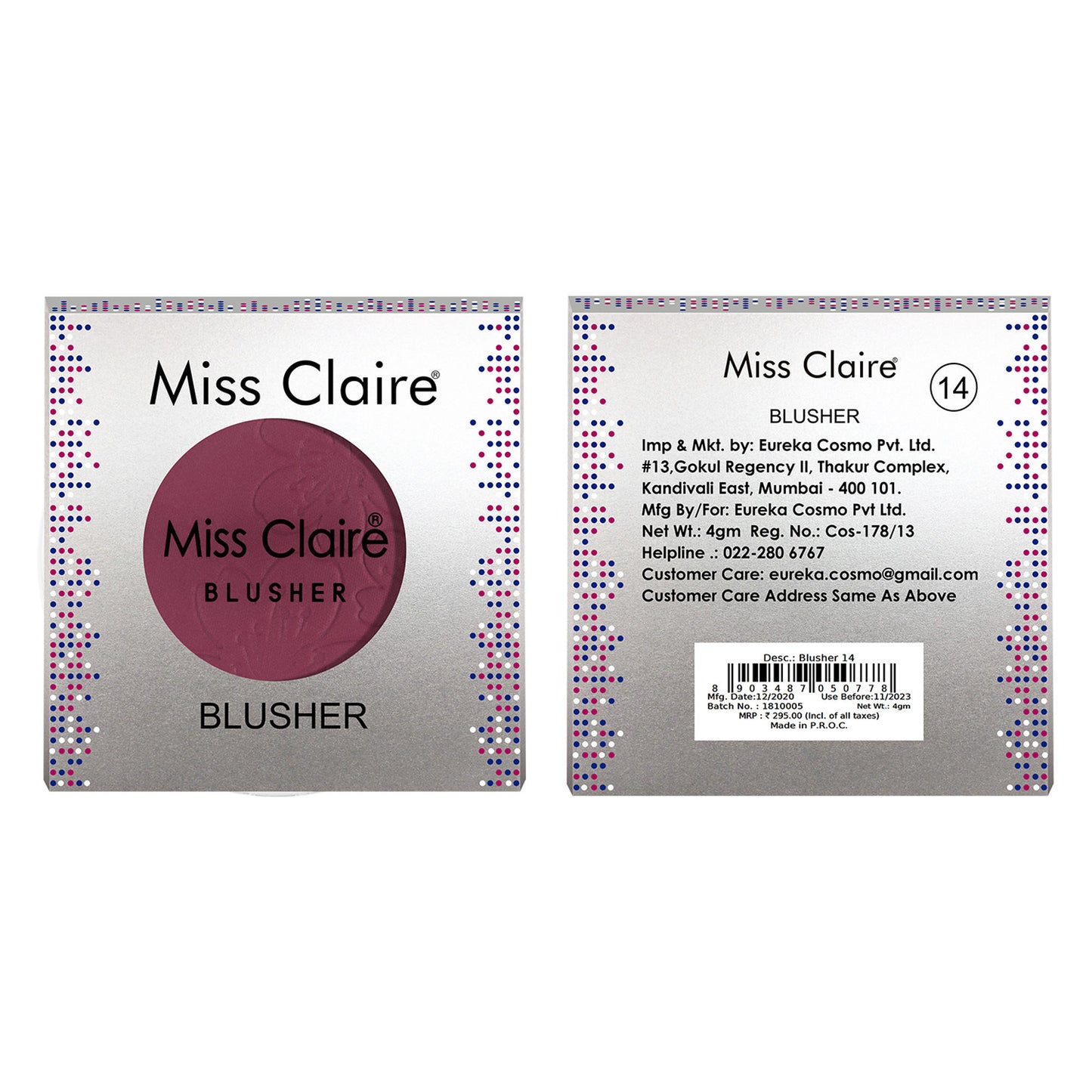 Miss Claire Round Blusher - 14