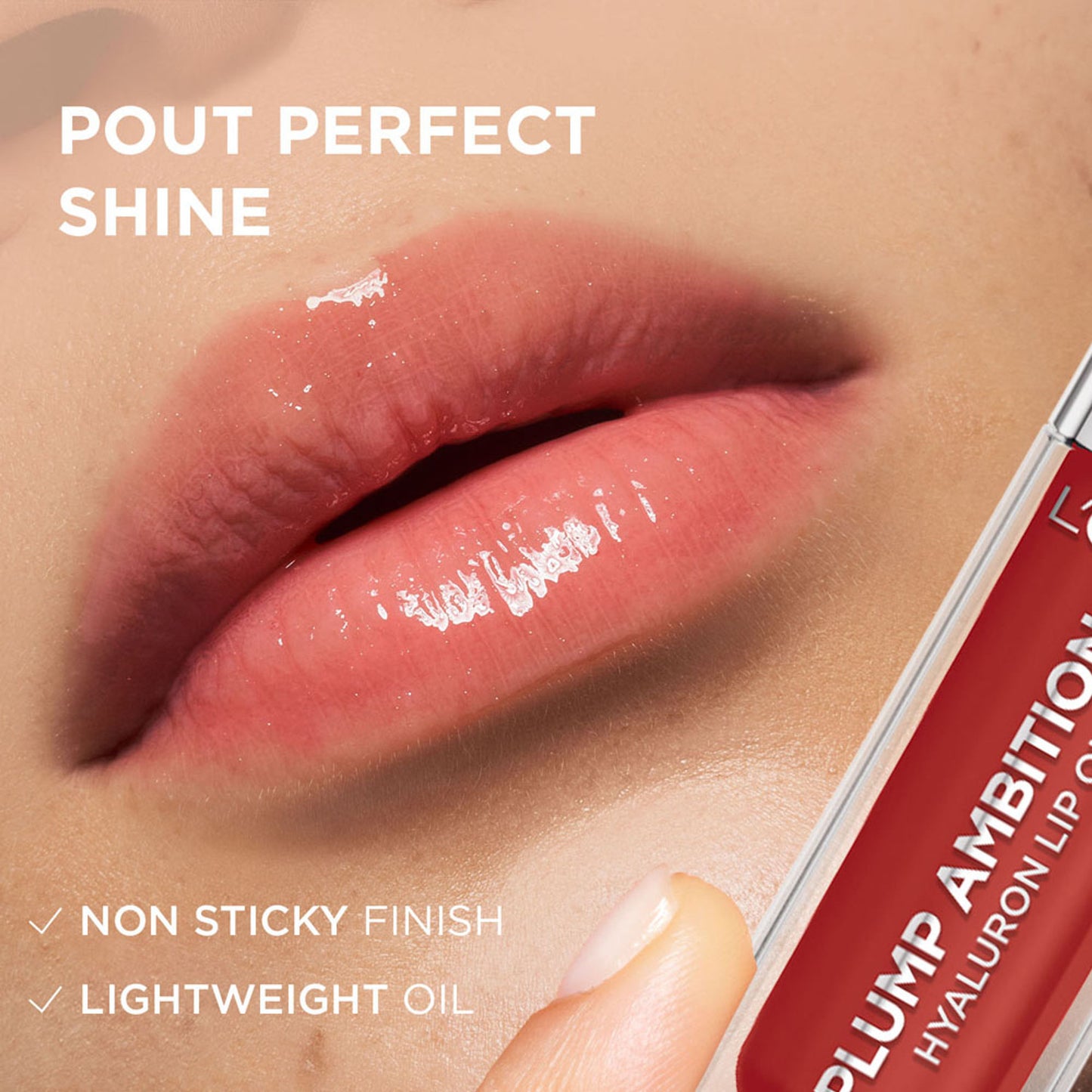 L'Oreal Paris Plump Ambition Hyaluron Lip Oil for fuller, bouncier lips - Cherry Cherie