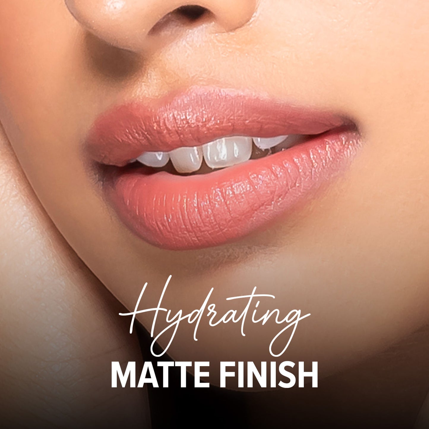Mila Beauté Comfort Matt Lipstick - Coral Nude