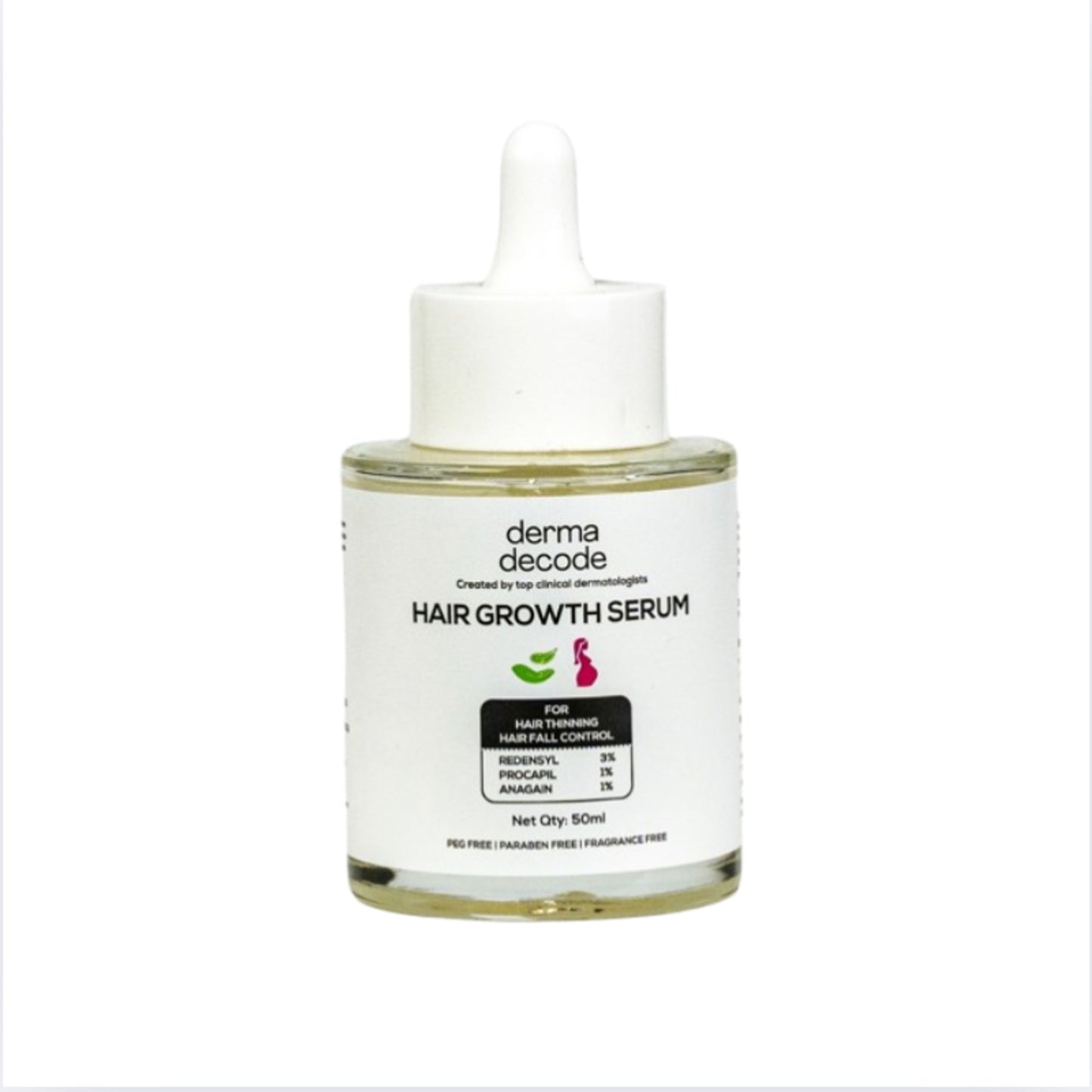 Derma Decode Anti Hair Fall and Hair Growth Serum with 3% Redensyl 1% Procapil & Rosemary Extract