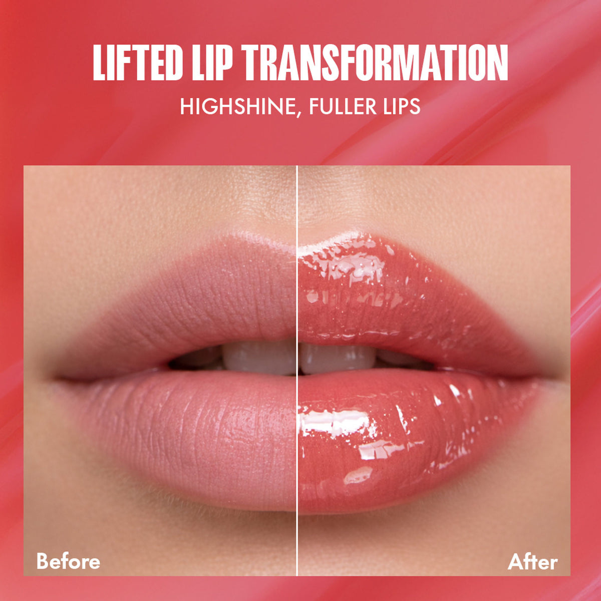 Focallure FA153 Plumpmax High Shine Lip Glow in Pink Zircon, showcasing glossy pink lip product with shimmer finish.