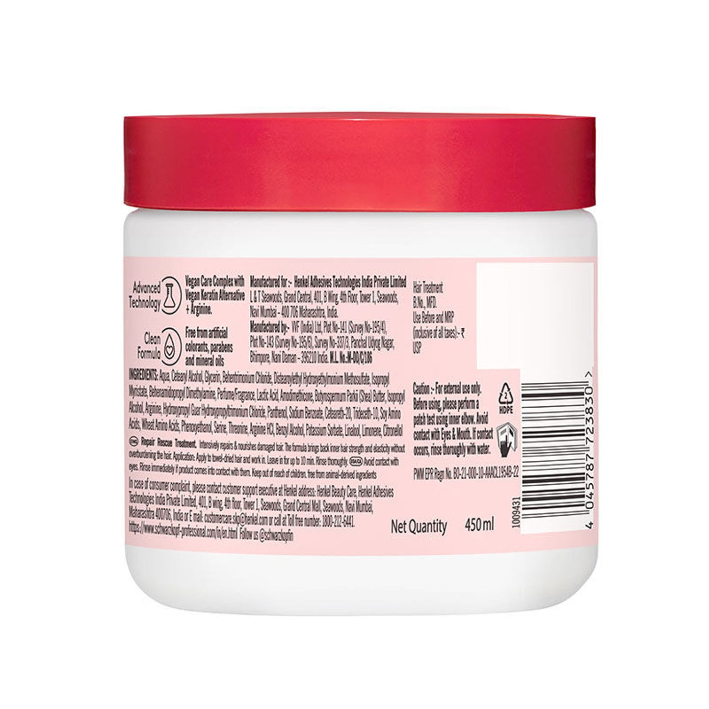 Schwarzkopf Professional Bonacure Repair Rescue Treatment