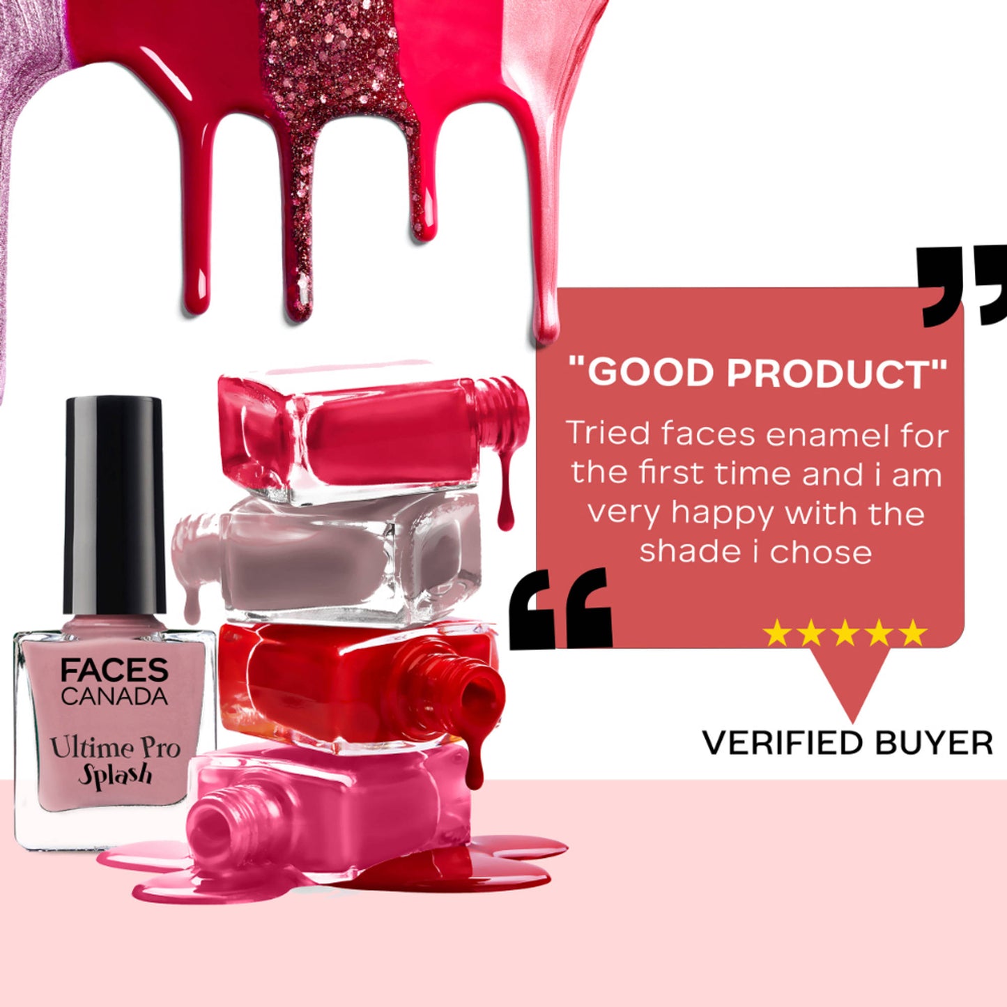Faces Canada Splash Nail Love Kit - Pack Of 4