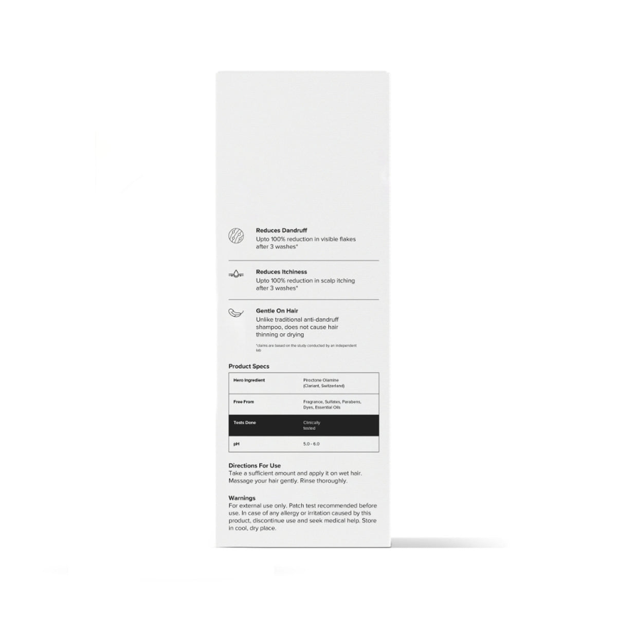 Minimalist Anti-Dandruff Shampoo 3.5% Salicylic Acid For Flaky & Itchy Scalp, Gentle & Sulphate-Free