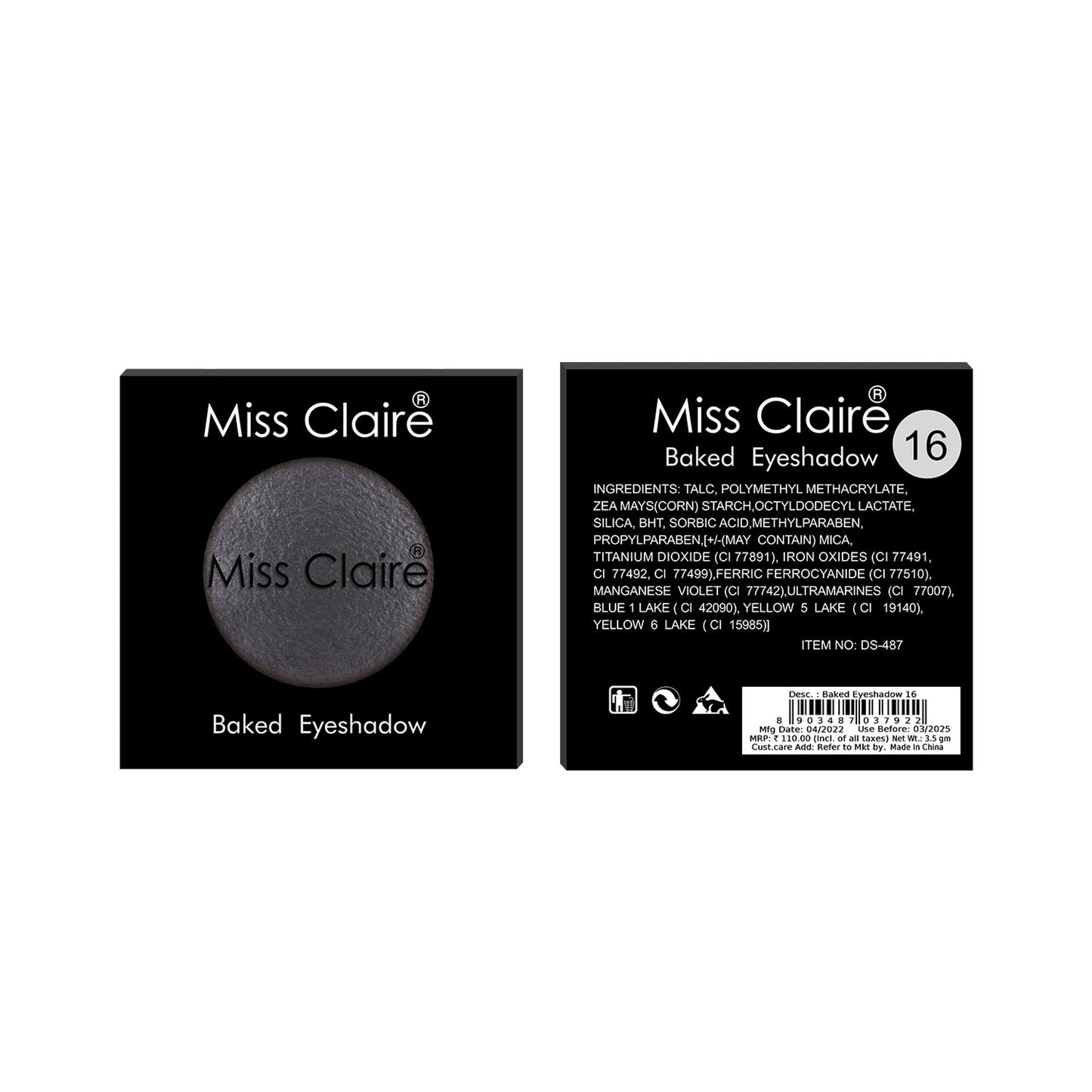 Miss Claire Baked Eyeshadow - 16