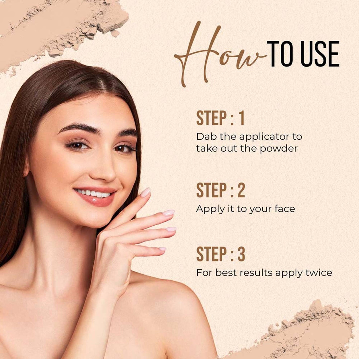 Colors Queen Face Glow Oil Control Powder Upto 24 Hours - 05