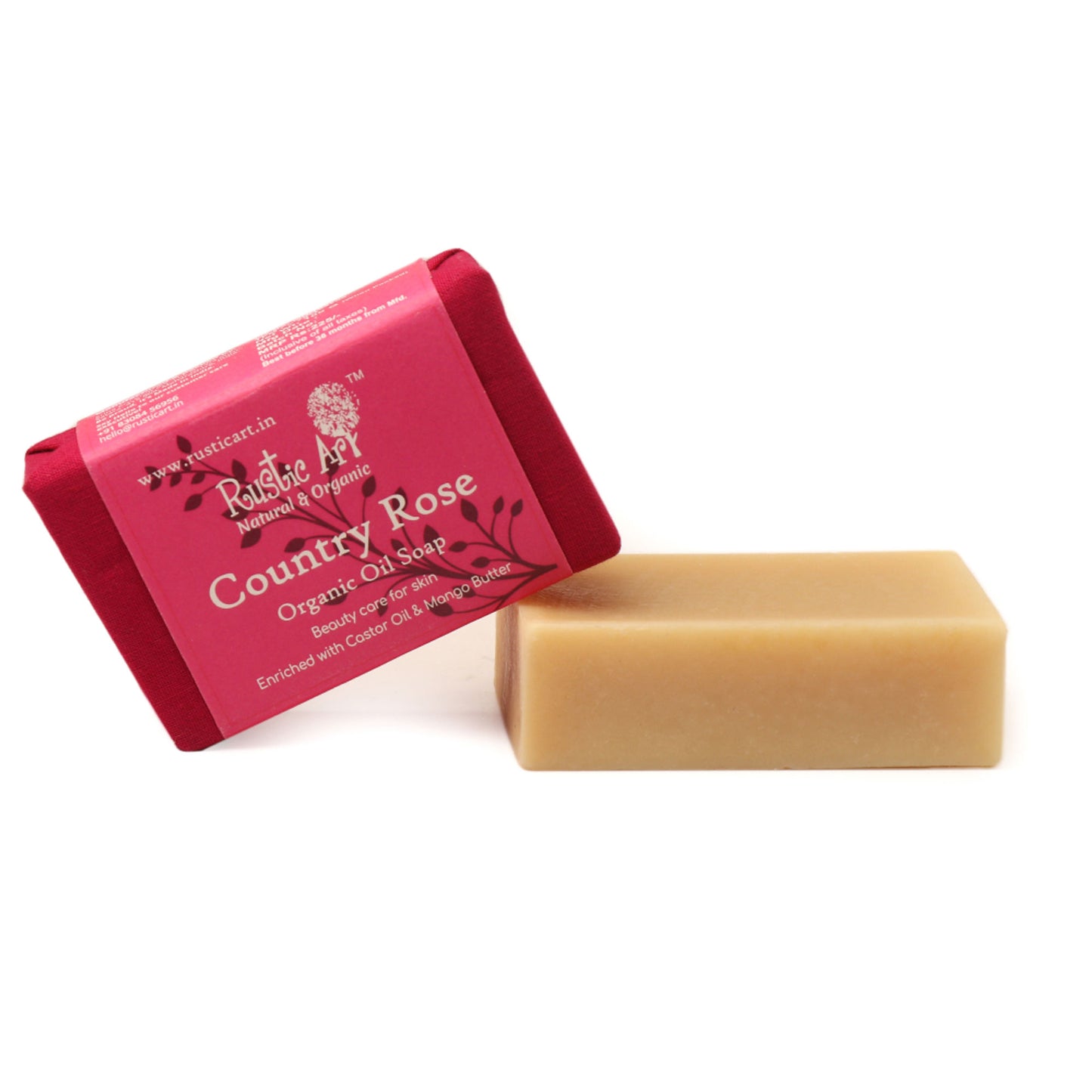 Rustic Art Organic Country Rose Soap