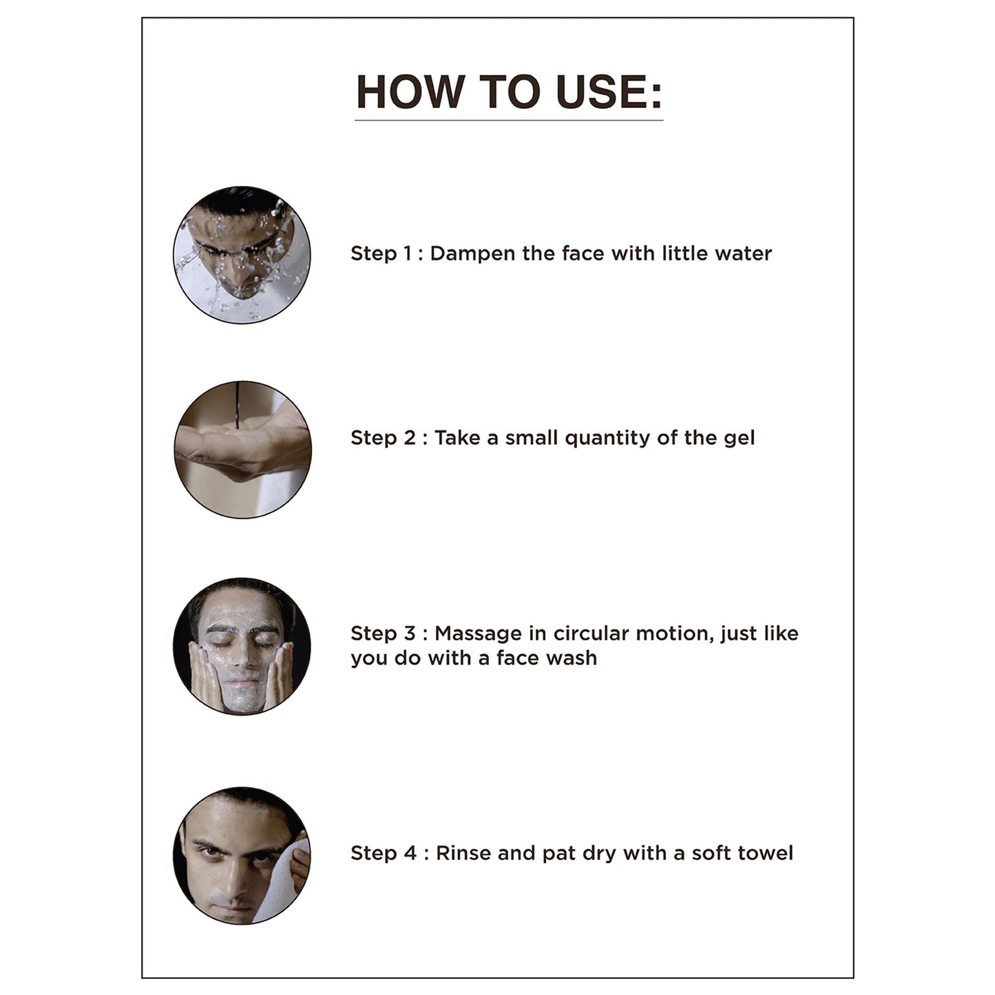 The Man Company Charcoal Cleansing Gel With Bergamot & Black Pepper