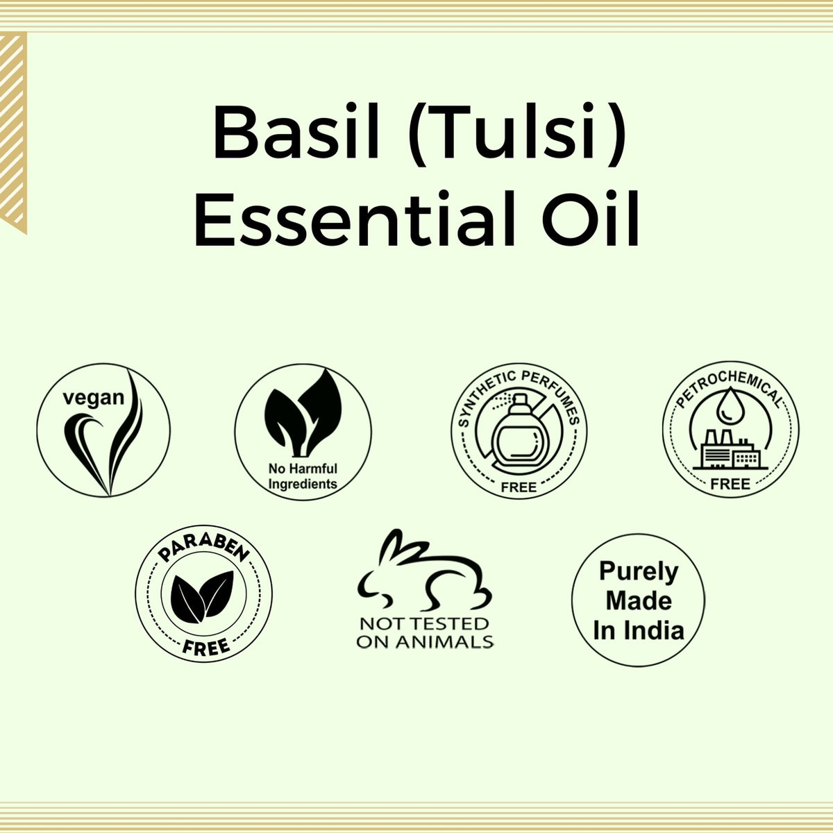 Aroma Treasures Basil (Tulsi) Pure Essential Oil