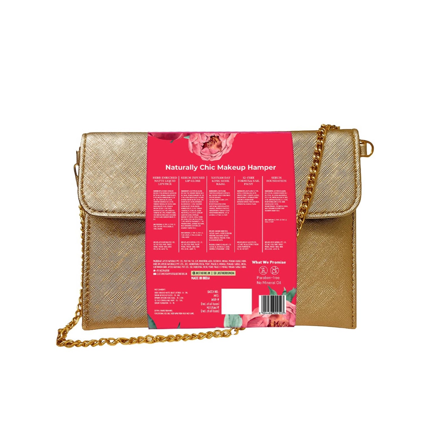 Just Herbs Naturally Chic Makeup Kit + Chic Sling Bag