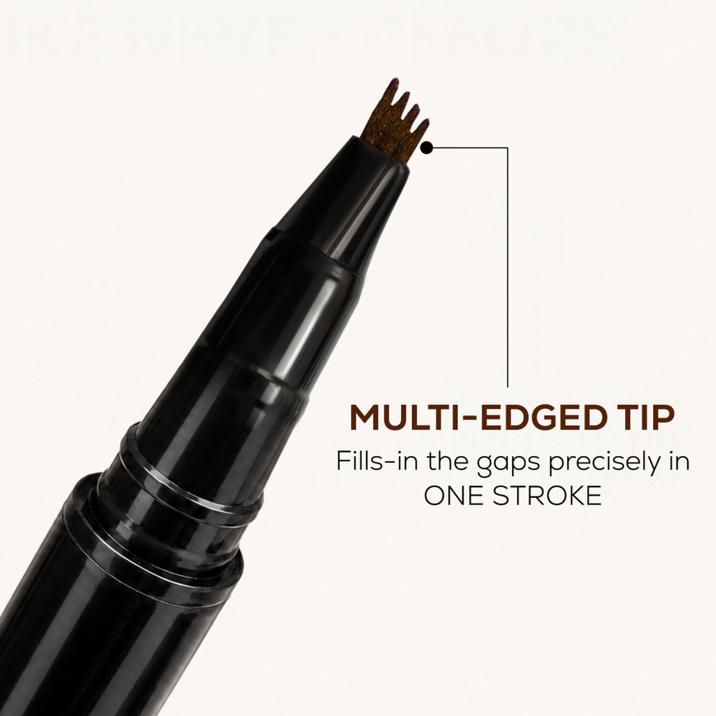 RENEE Browfill Eyebrow Pen For Denser & Fuller Brows- Black, Waterproof, Smudge-proof & Long-Lasting - Brown